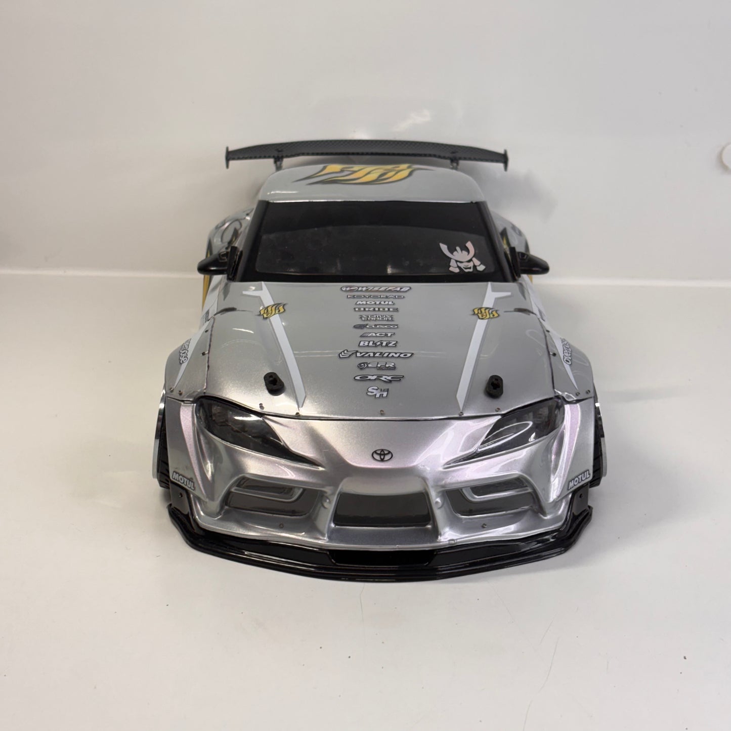 Addiction Toyota A90 Supra Silver Bodyshell Shell