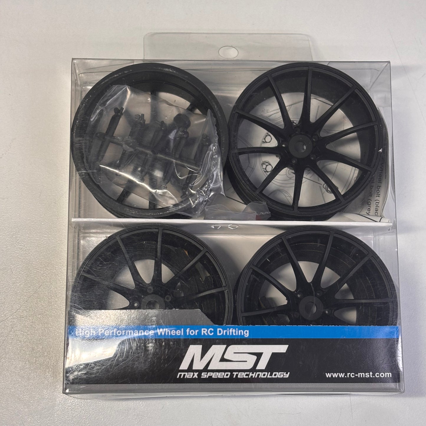 MST Wheels Offset 8 Black