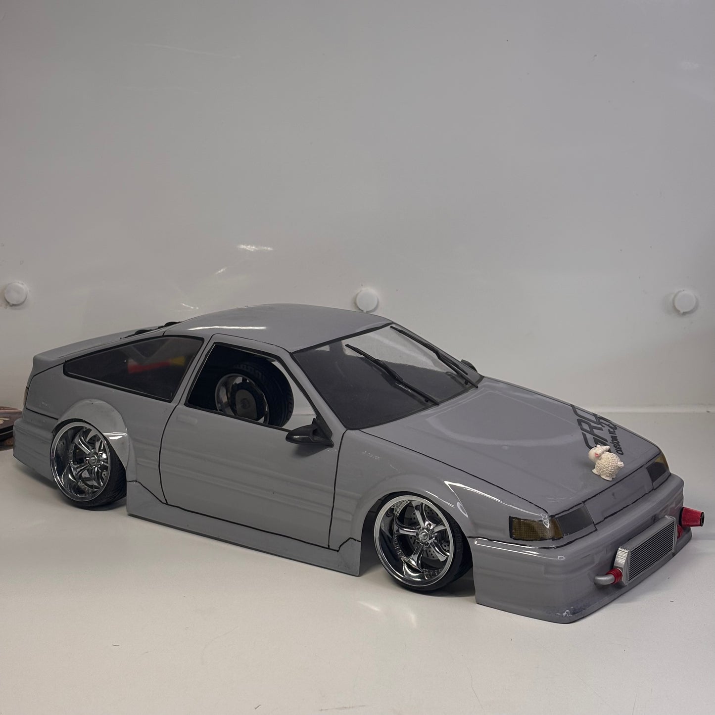 Toyota AE86 Grey Bodyshell Shell