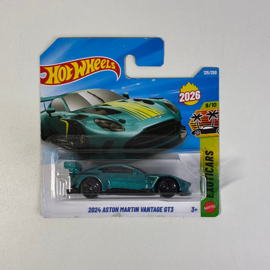 Hot Wheels 2024 ASTON MARTIN VANTAGE GT3 EXOTIC CARS