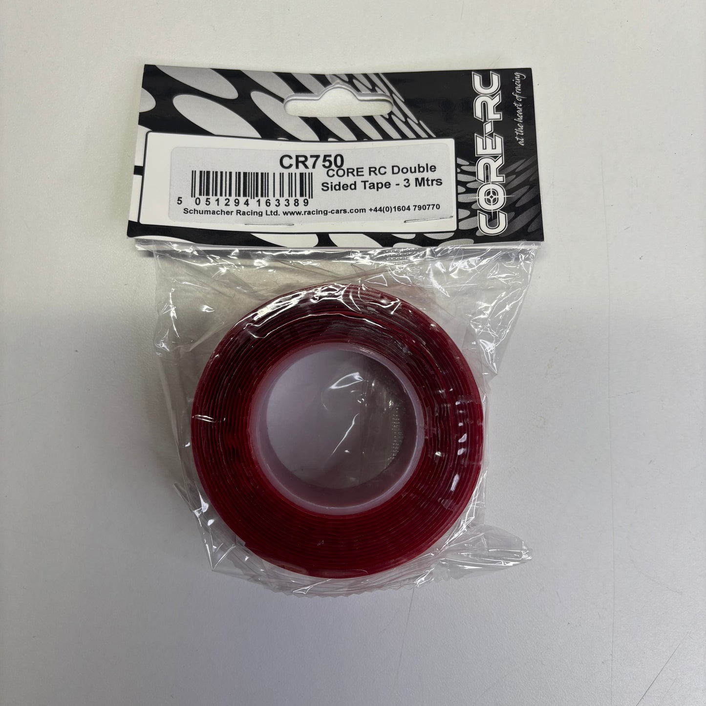 Core RC Clear Double Sided Tape Roll CR750 3M