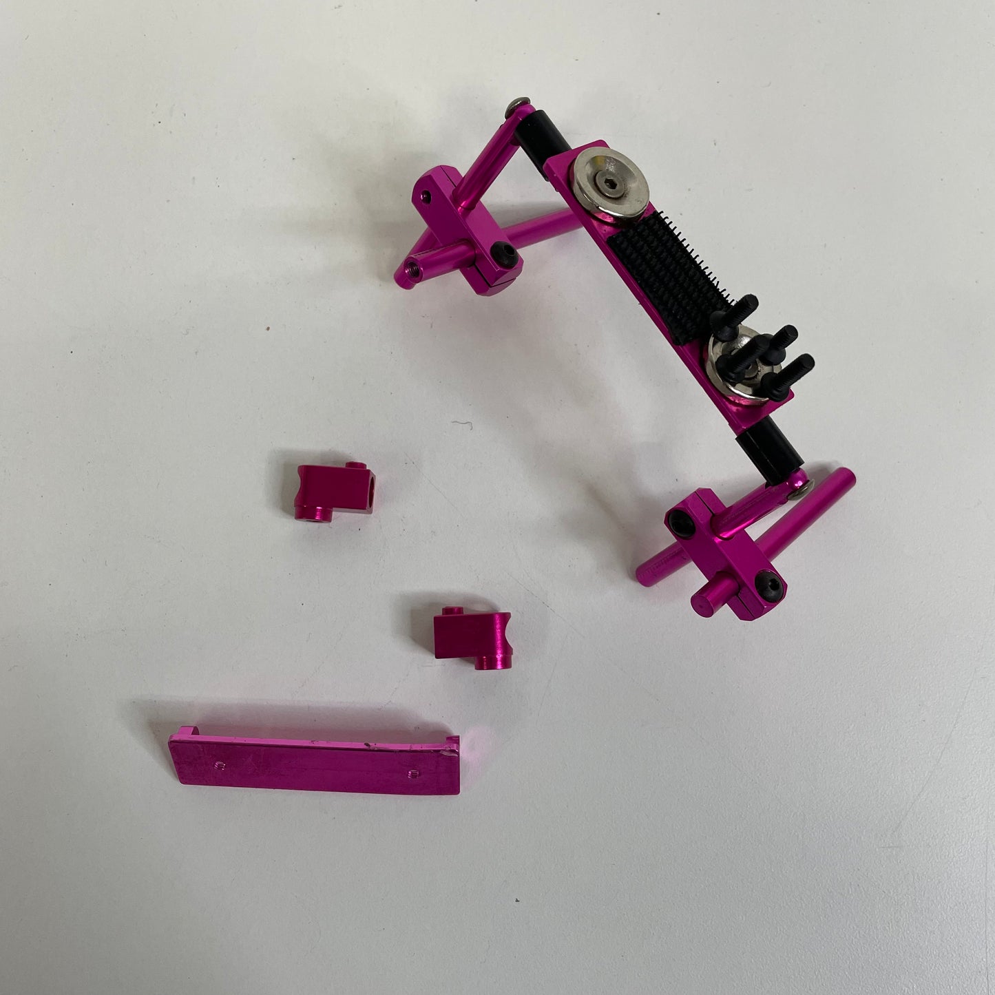 Pink Alloy Body Stealth Mount Kit Magnet Velcro Front Rear