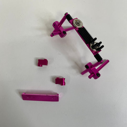 Pink Alloy Body Stealth Mount Kit Magnet Velcro Front Rear