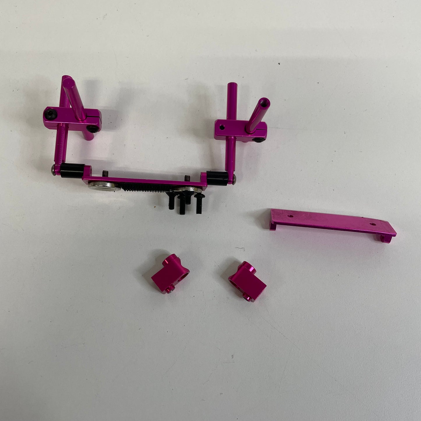 Pink Alloy Body Stealth Mount Kit Magnet Velcro Front Rear