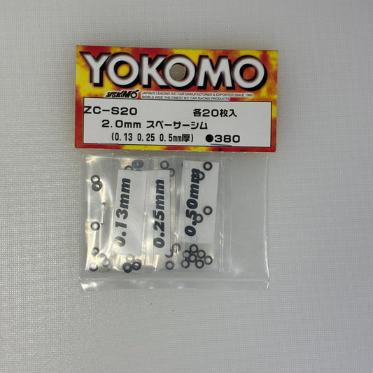 Yokomo Shim Set ZC-S20 2.0mm