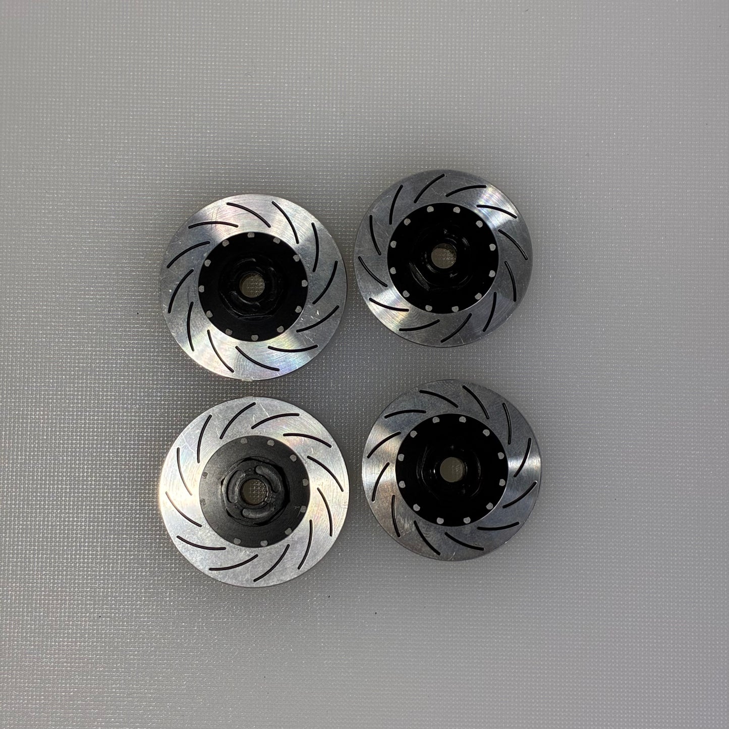 Black Alloy Alloy Hex Discs 12mm