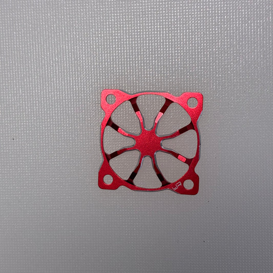 Yeah Racing Red Alloy Fan Cover 40x40