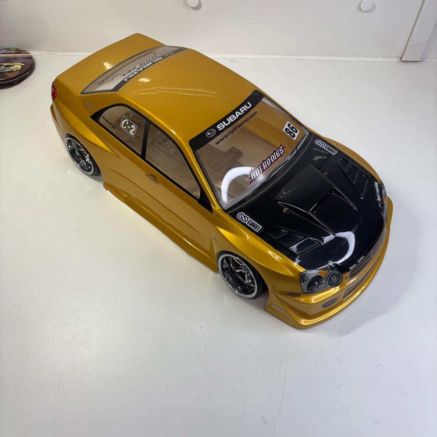 Subaru Impreza Gold Bodyshell HPI