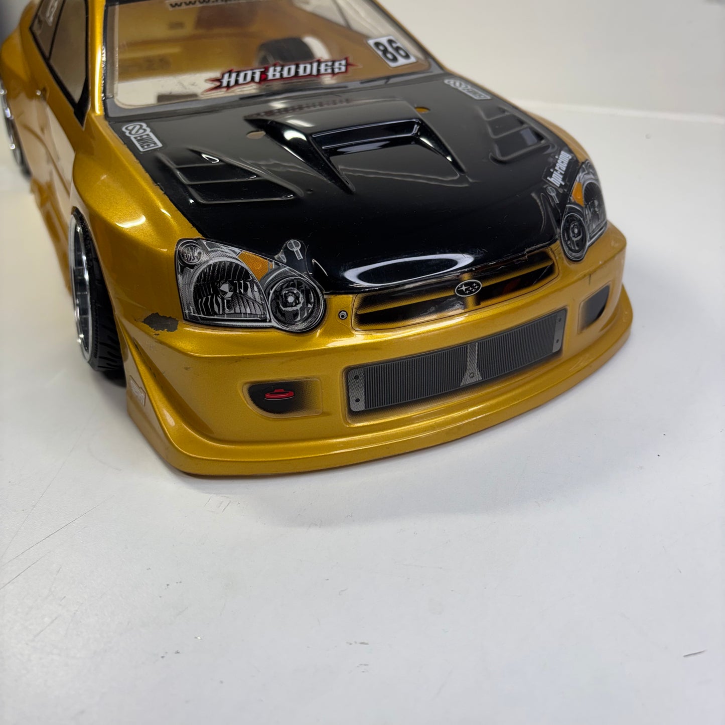 Subaru Impreza Gold Bodyshell HPI
