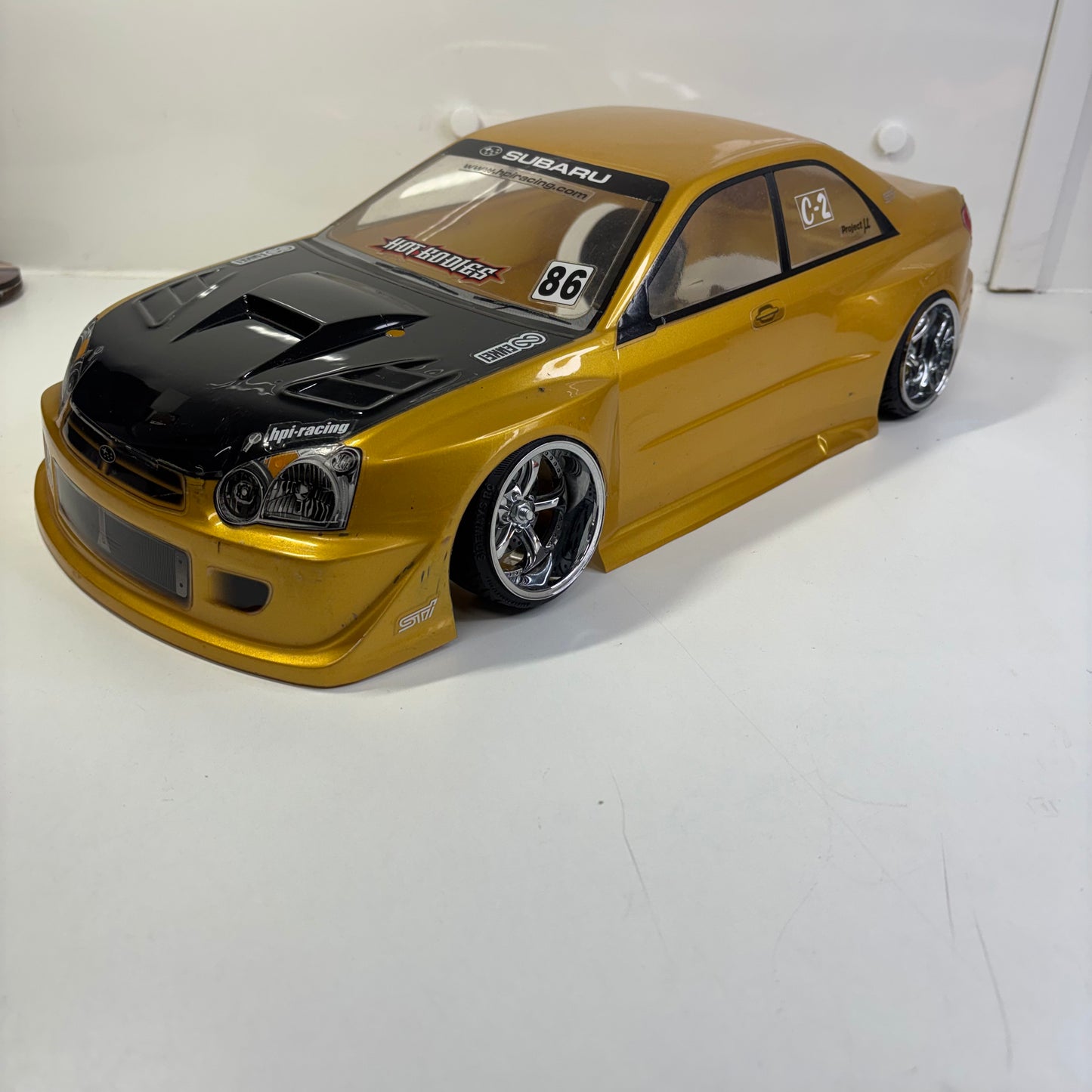Subaru Impreza Gold Bodyshell HPI