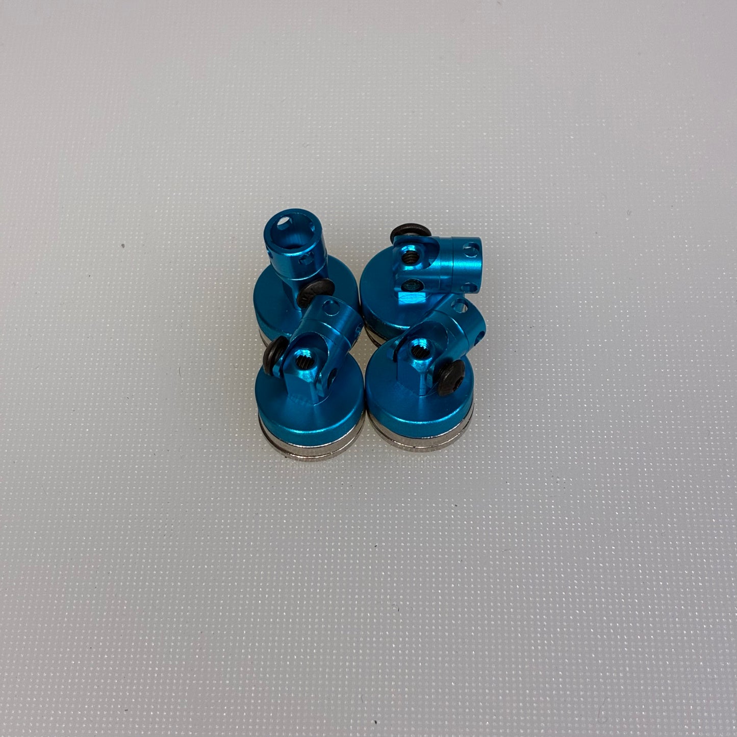 Blue Alloy Magnet Mounts x4