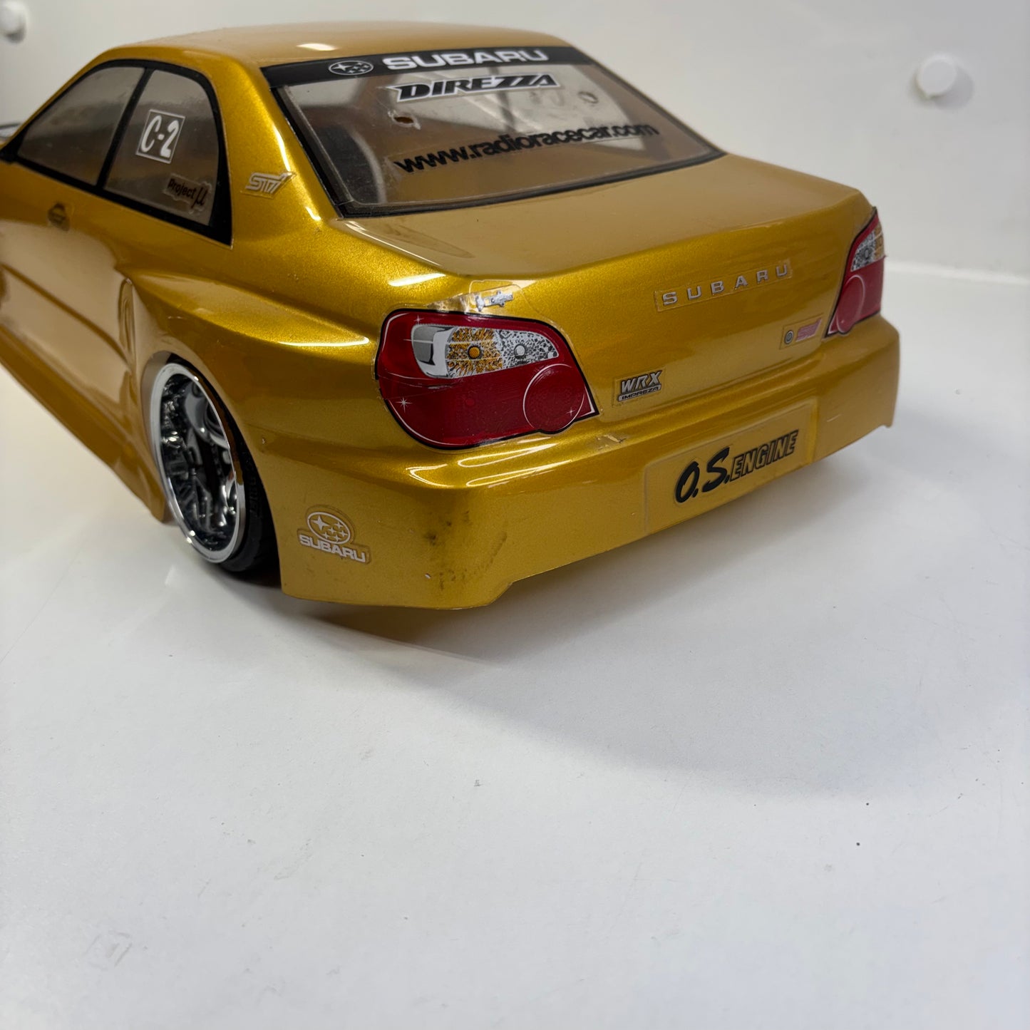 Subaru Impreza Gold Bodyshell HPI