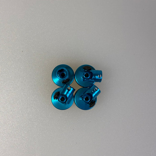 Blue Alloy Magnet Mounts x4