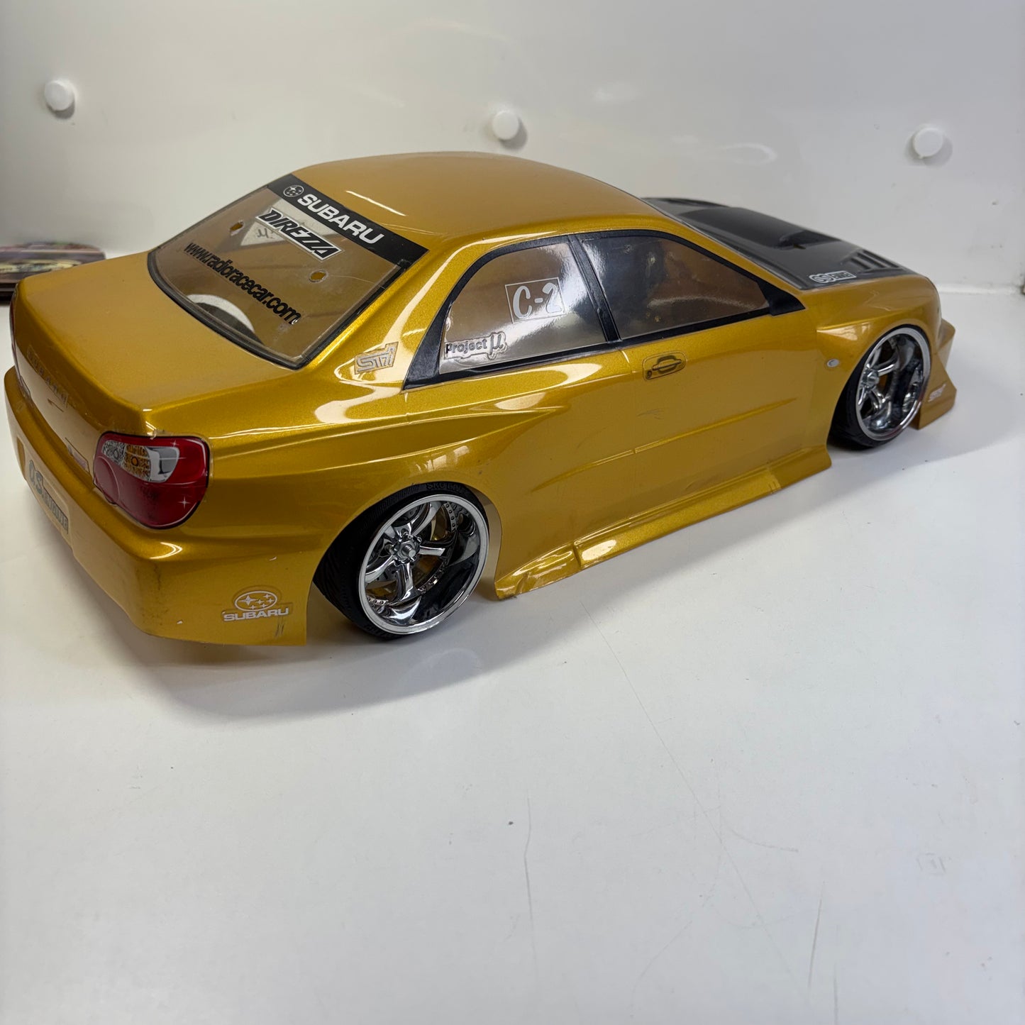 Subaru Impreza Gold Bodyshell HPI