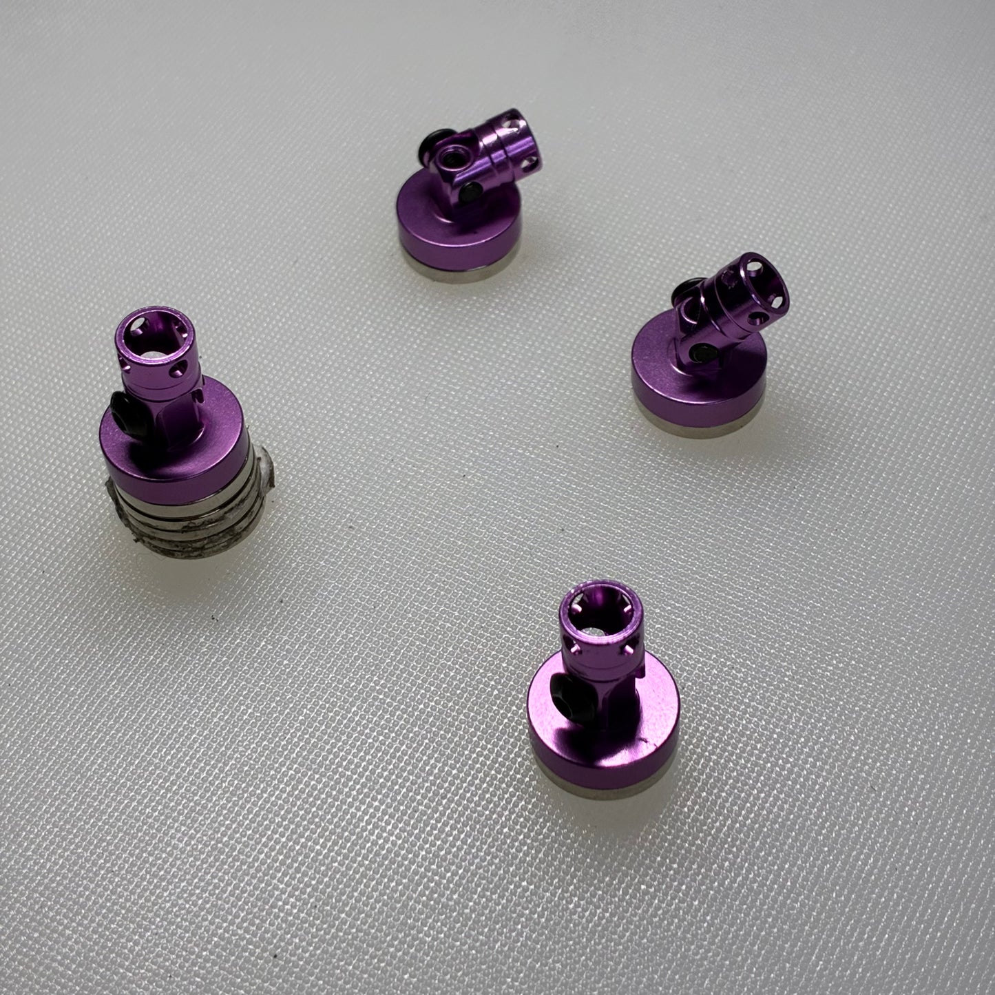 Purple Alloy Magnet Body Mounts
