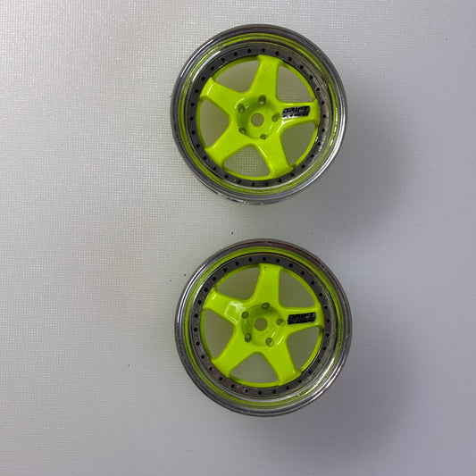 Drift Element Green Wheels Adjustable Offset