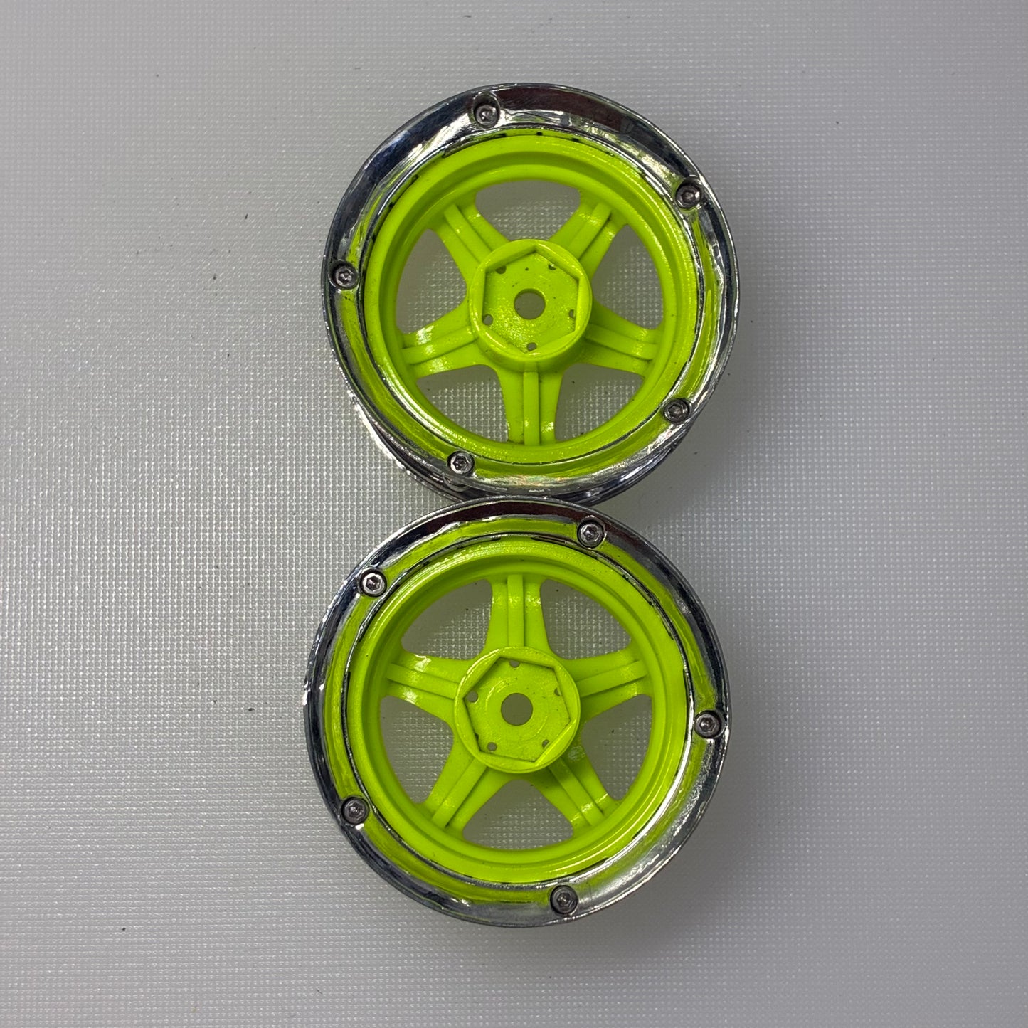 Drift Element Green Wheels Adjustable Offset