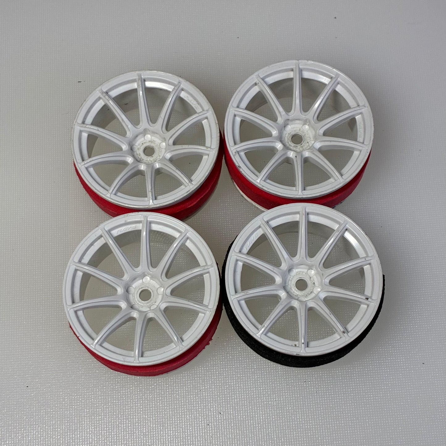 Overdose Rays 57 White Wheels 5mm/7mm