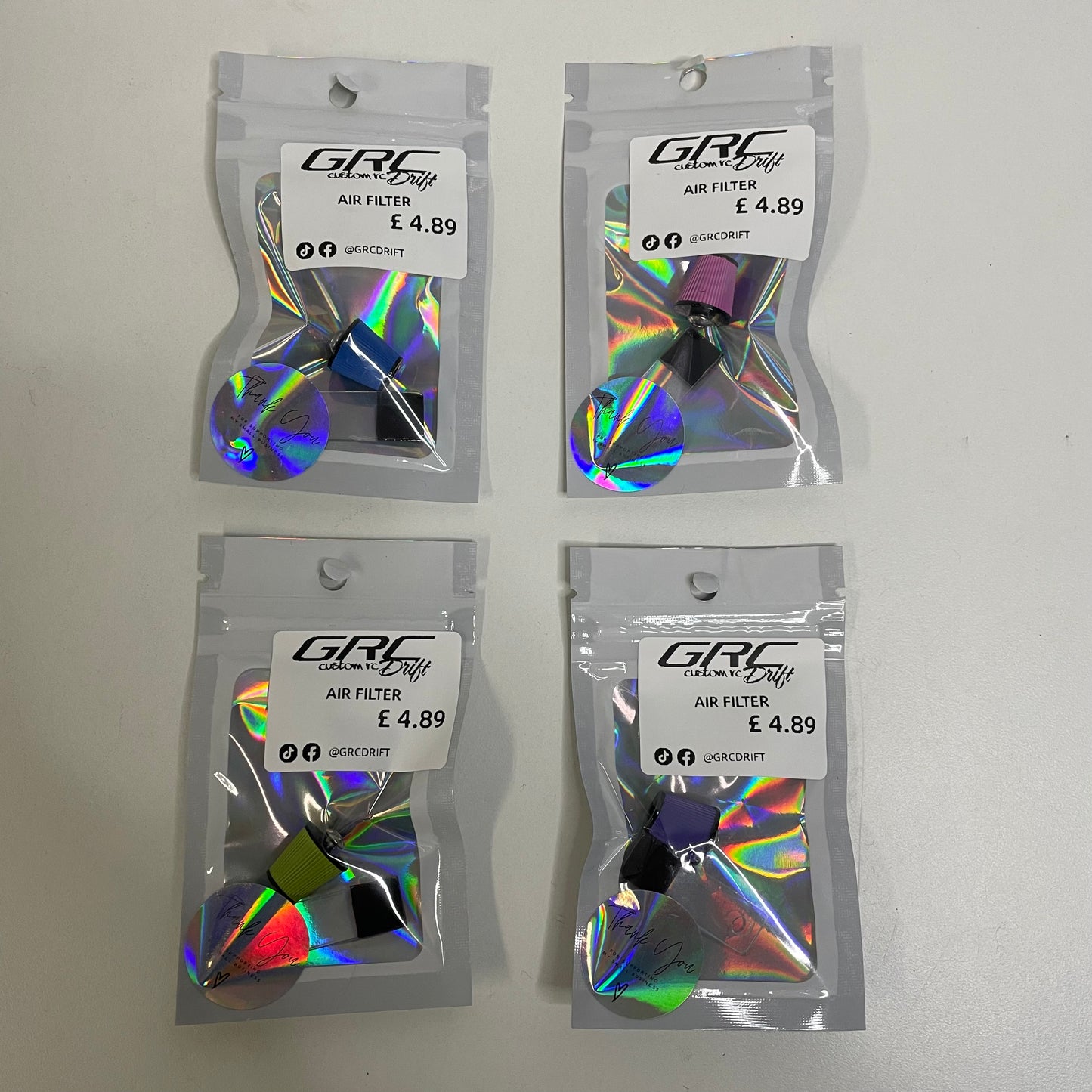 GRC Body Shell Accessories Air Filter All Colours