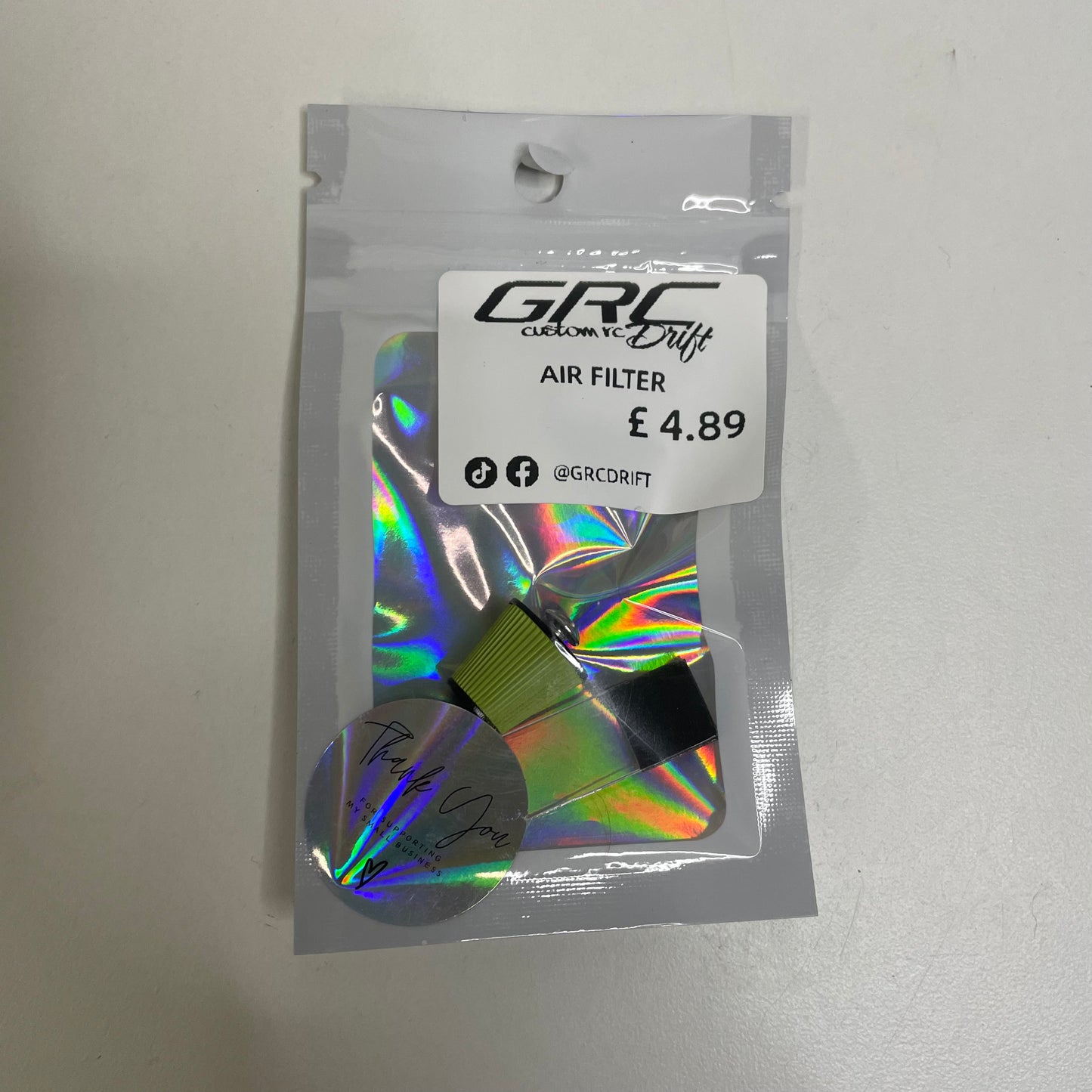 GRC Body Shell Accessories Air Filter All Colours