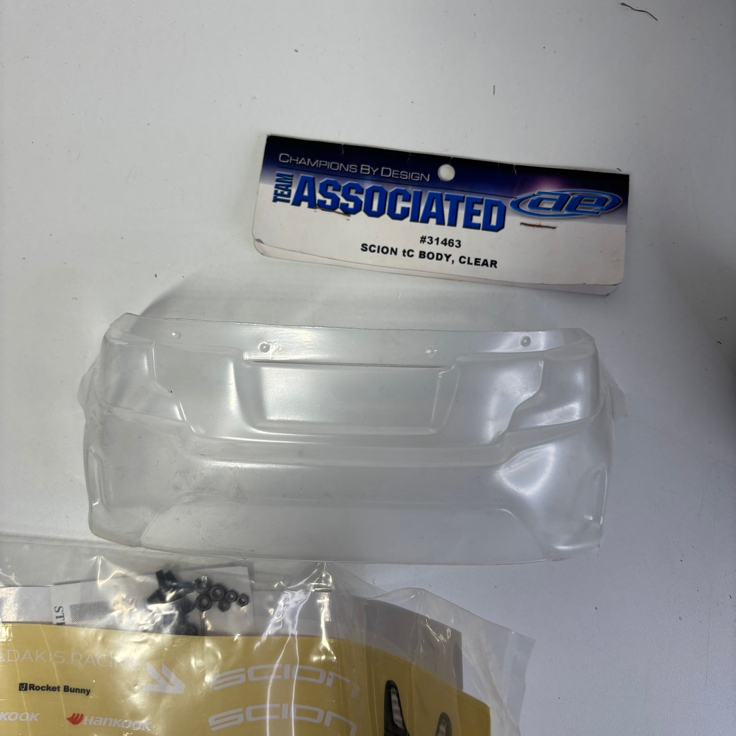 Team Associated Scion TC Clear Cut Bodyshell