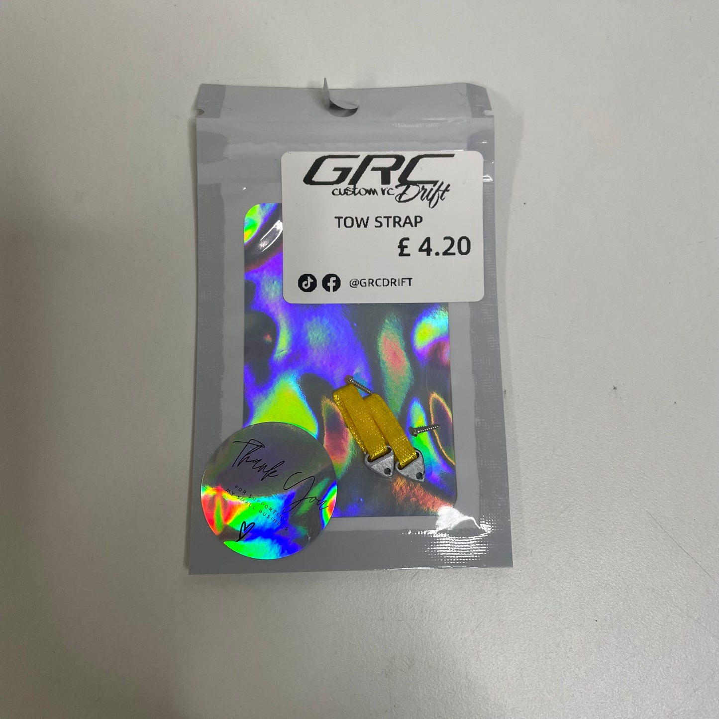 GRC Body Shell Accessories Tow Strap All Colours