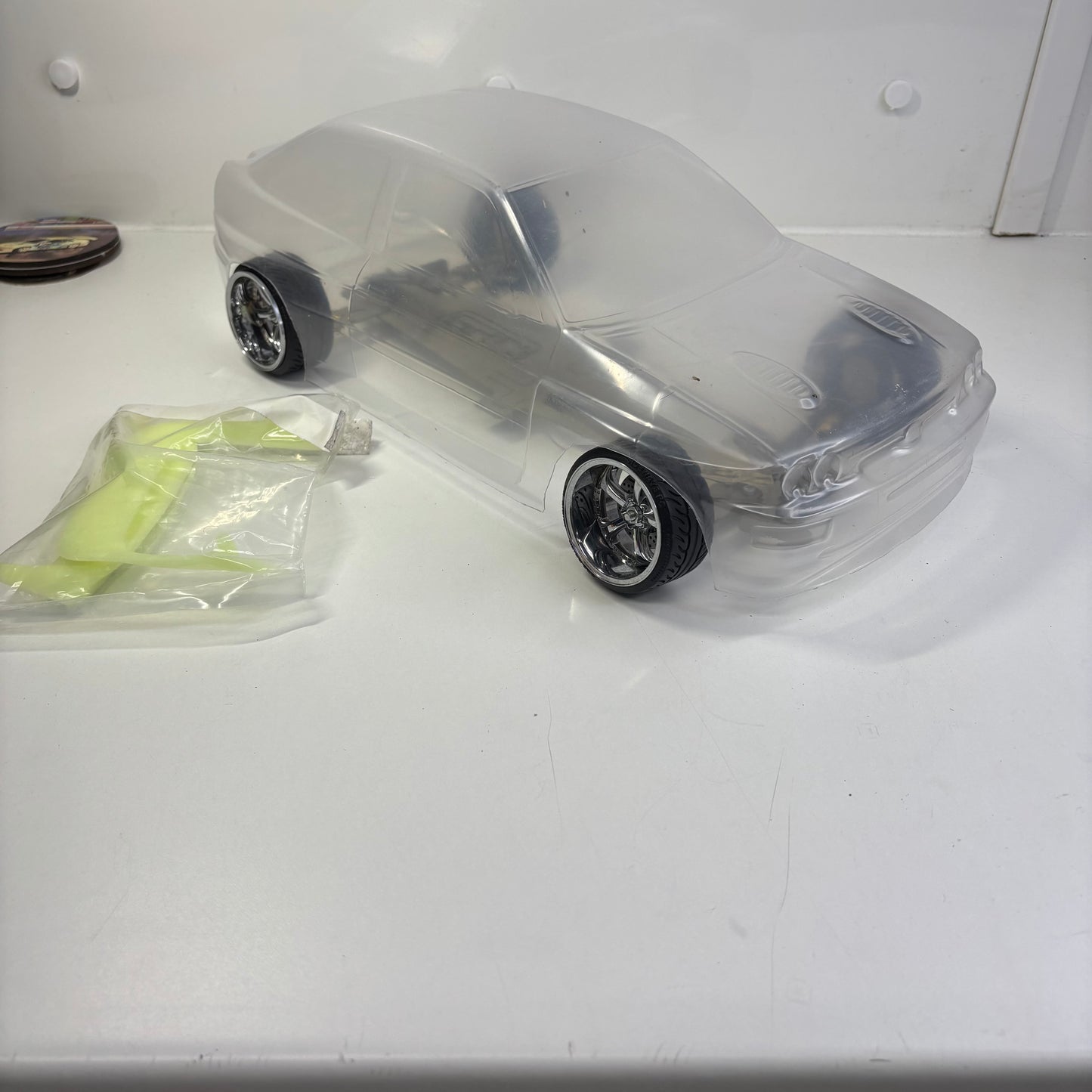 L&L Models Ford Escort Cosworth Clear Bodyshell