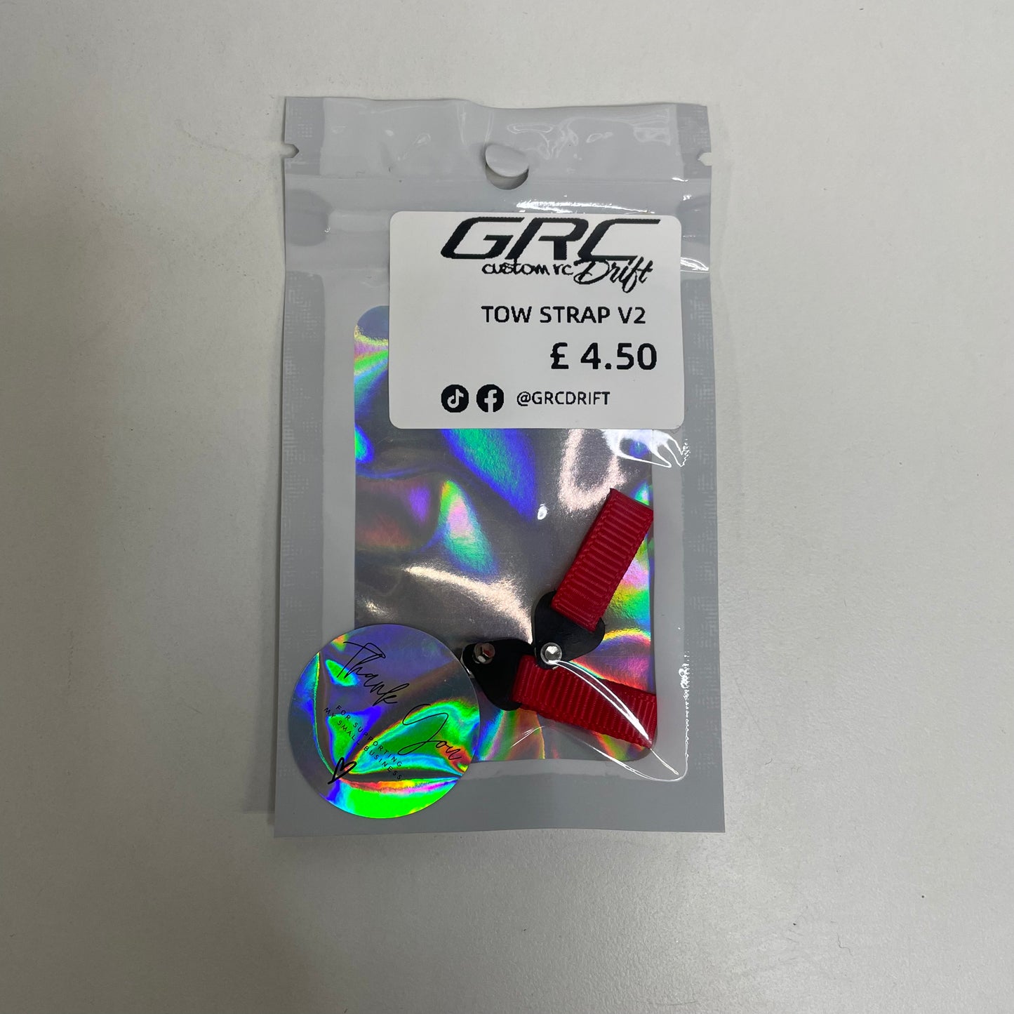 GRC Body Shell Accessories Tow Strap V2 All Colours