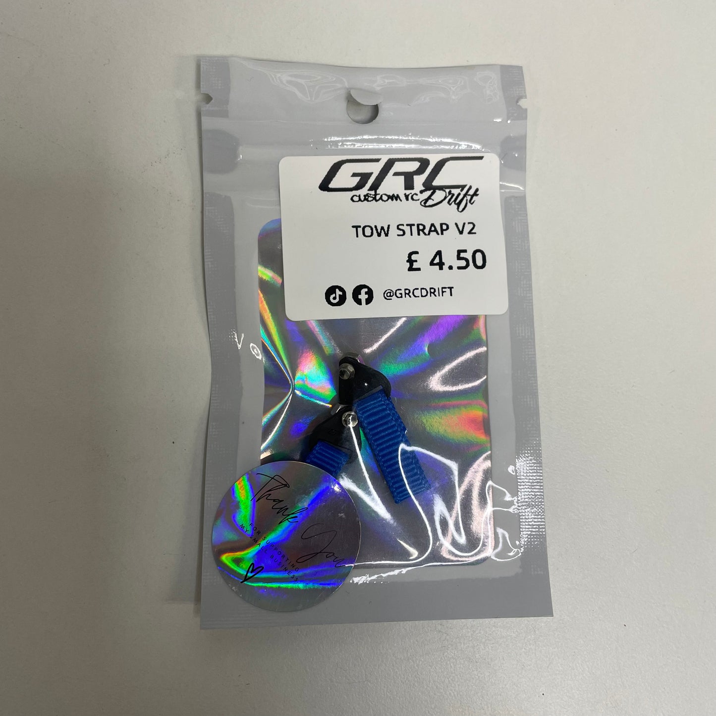 GRC Body Shell Accessories Tow Strap V2 All Colours