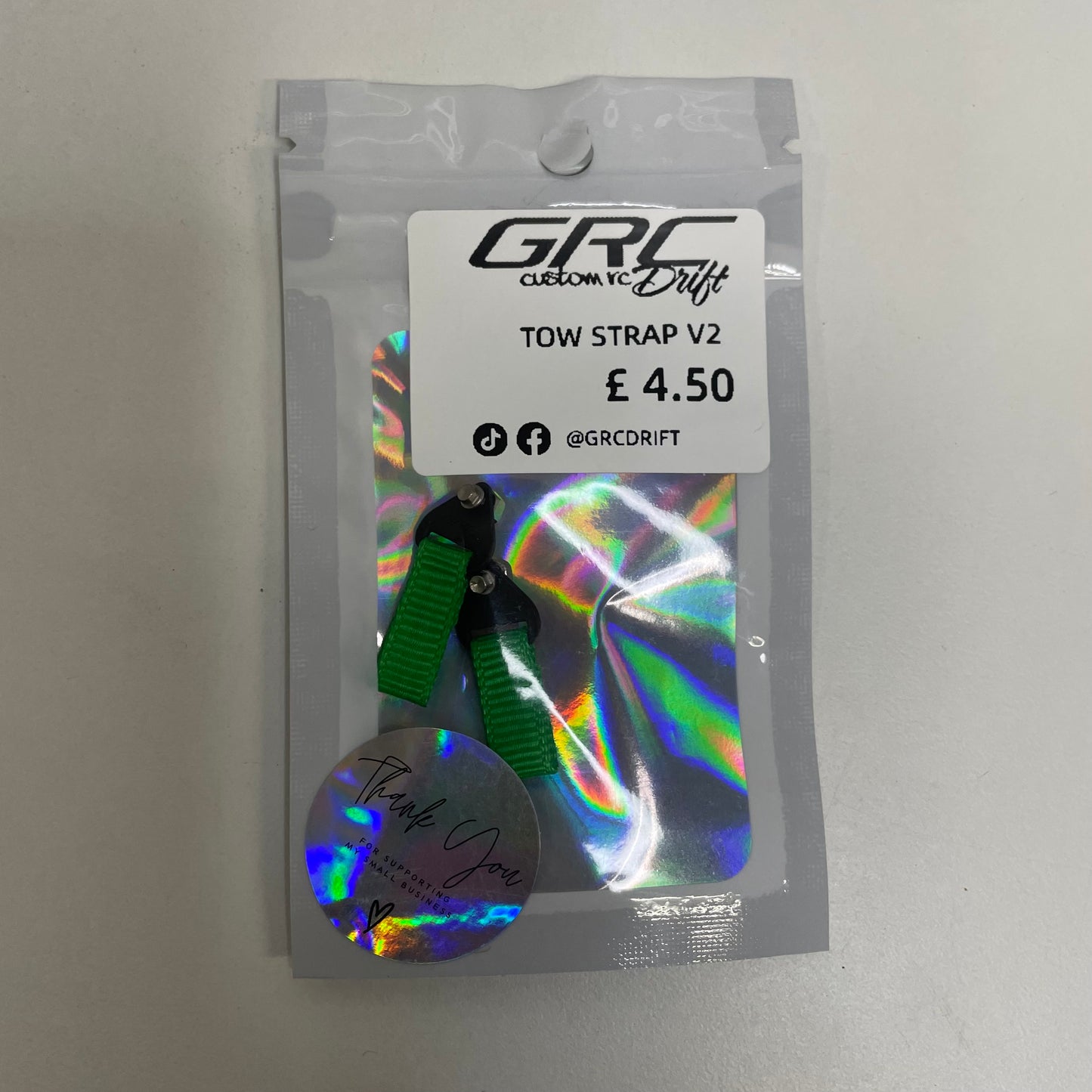 GRC Body Shell Accessories Tow Strap V2 All Colours