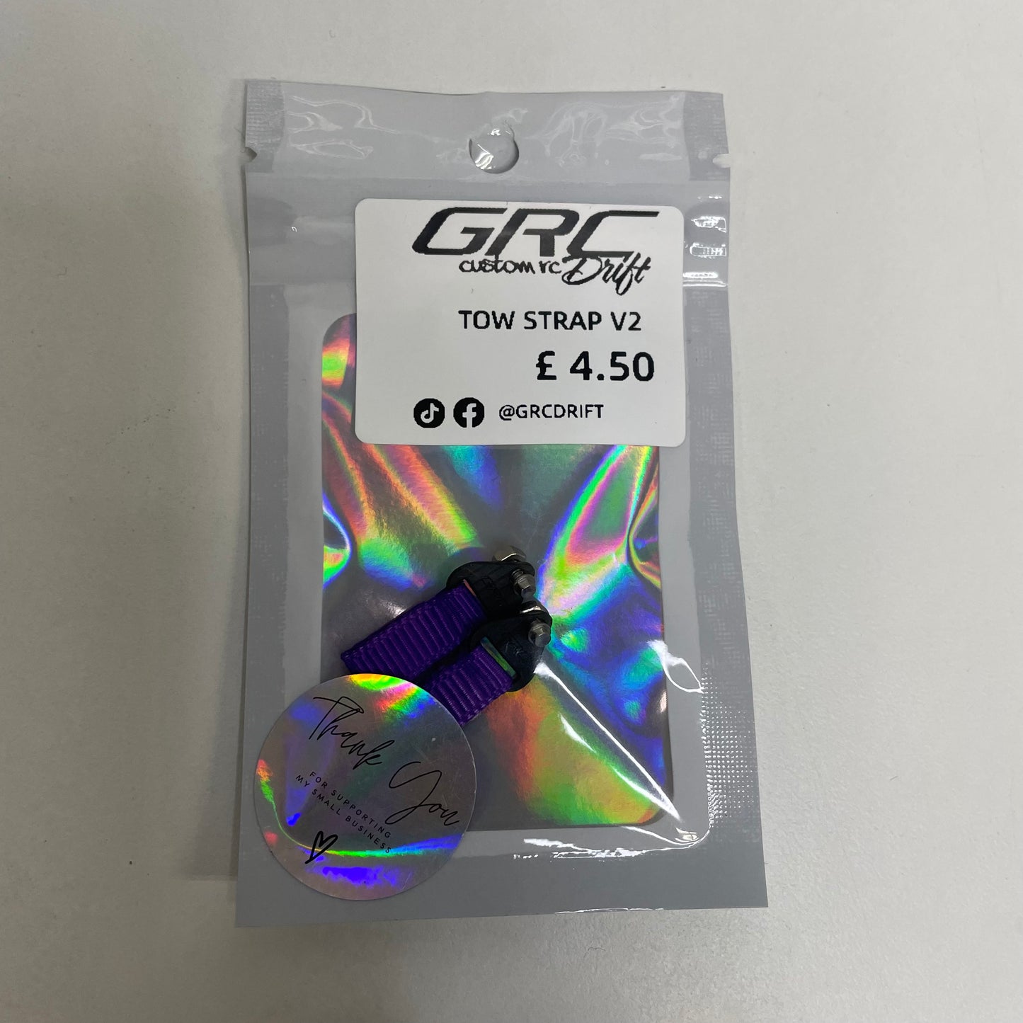 GRC Body Shell Accessories Tow Strap V2 All Colours