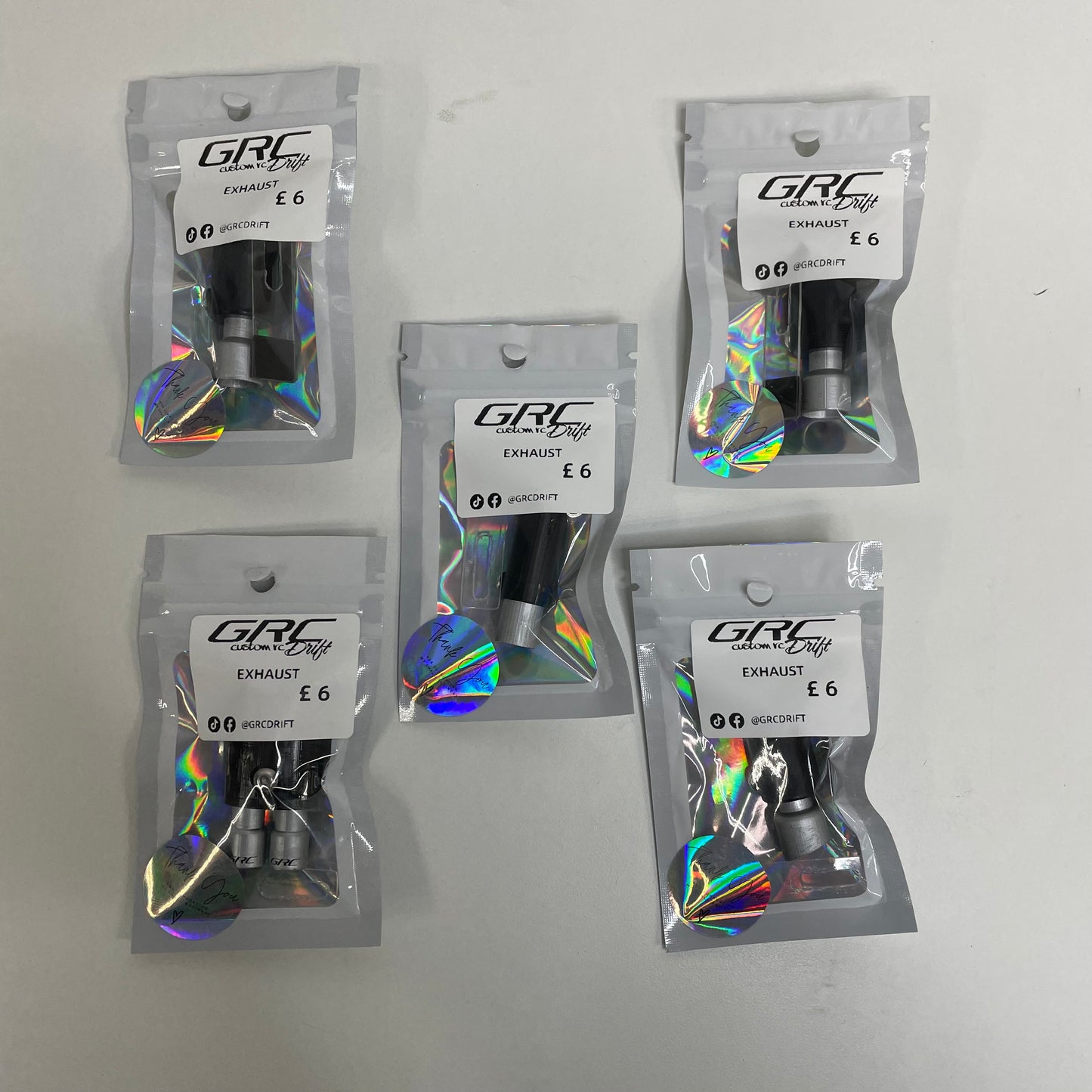 GRC Body Shell Accessories Exhausts All Variants