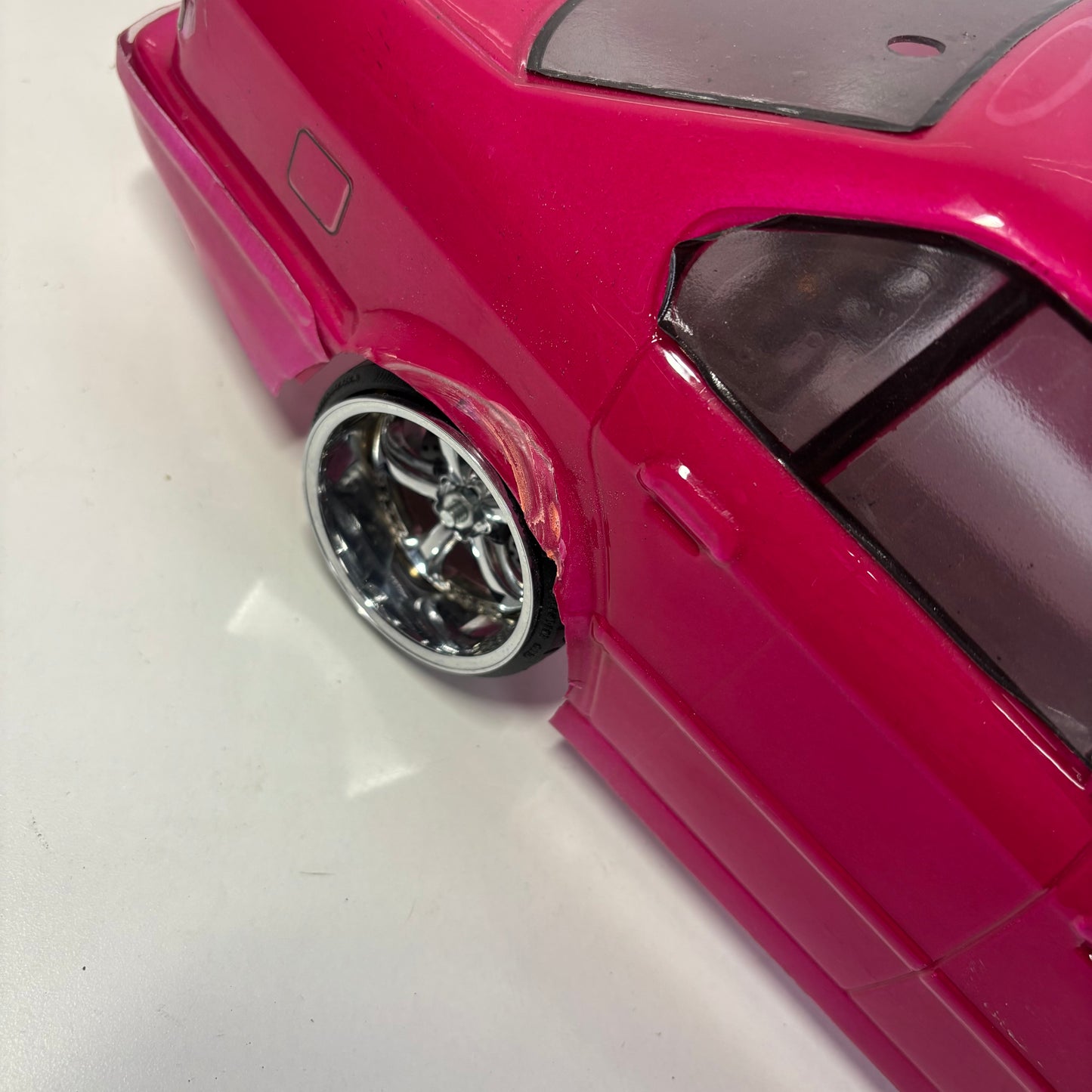 BMW E34 5 Series Pink Bodyshell