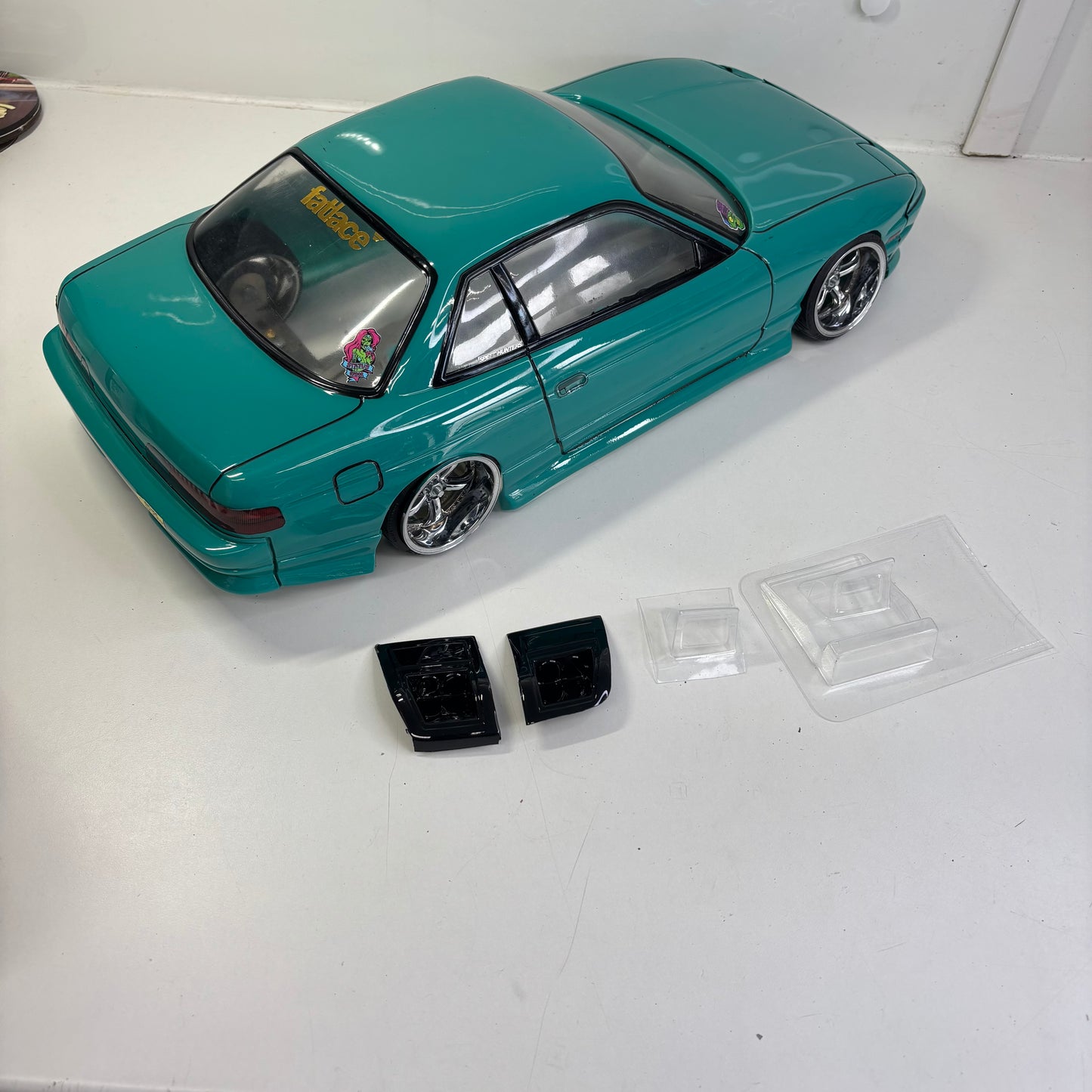 Pandora? Nissan PS13 Rear S13 Front Bodyshell Cobalt Green
