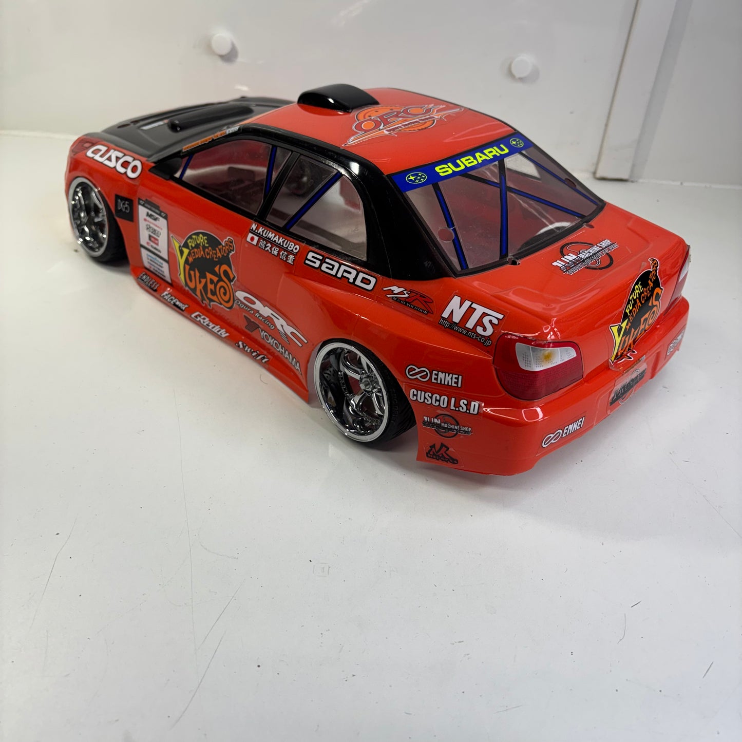 Yokomo? Subaru Impreza Bodyshell Orange Yukes