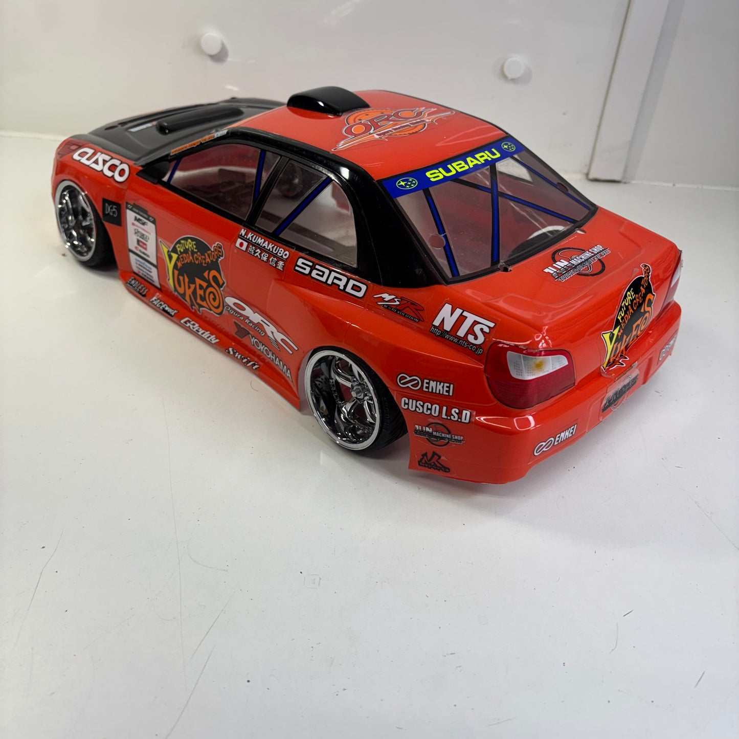 Yokomo? Subaru Impreza Bodyshell Orange Yukes