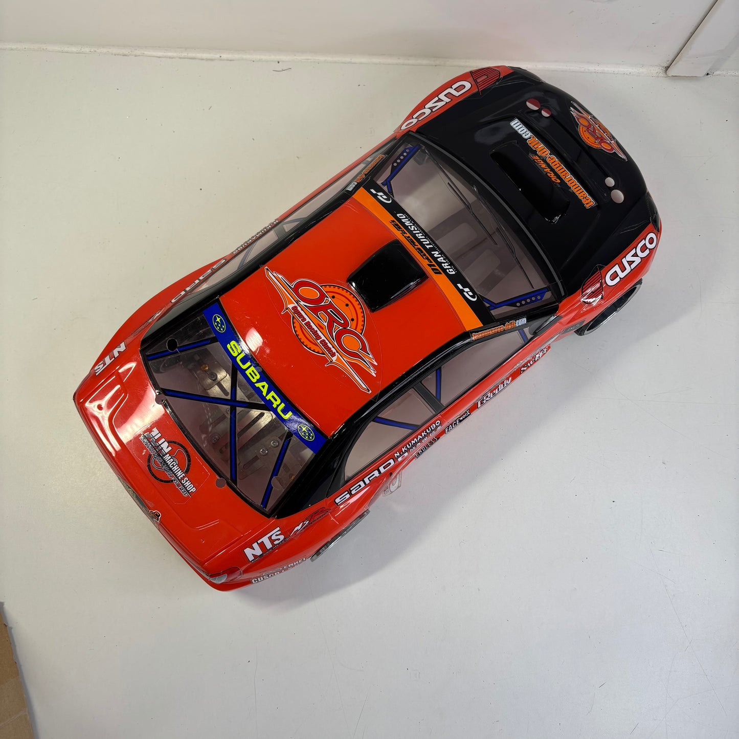 Yokomo? Subaru Impreza Bodyshell Orange Yukes