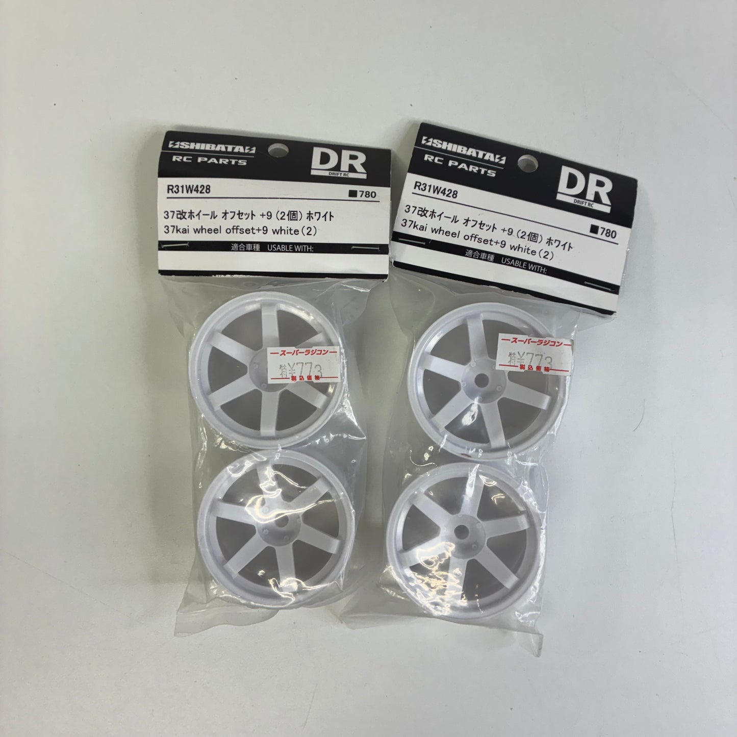 Shibata 37kai Wheel Offset+9 White