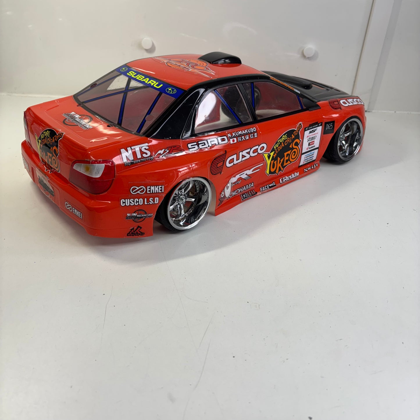 Yokomo? Subaru Impreza Bodyshell Orange Yukes