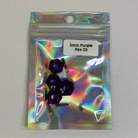 5mm Purple Hex Alloy