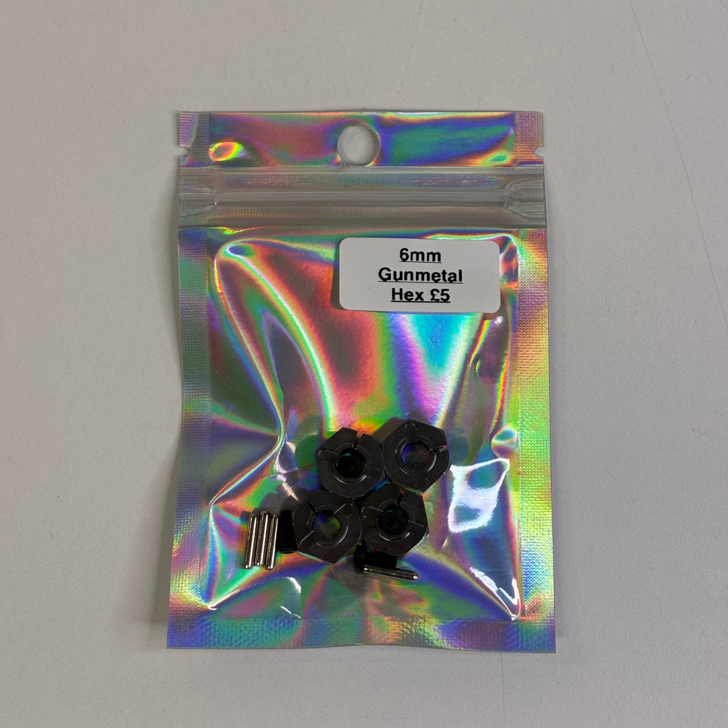 6mm Gunmetal Hex