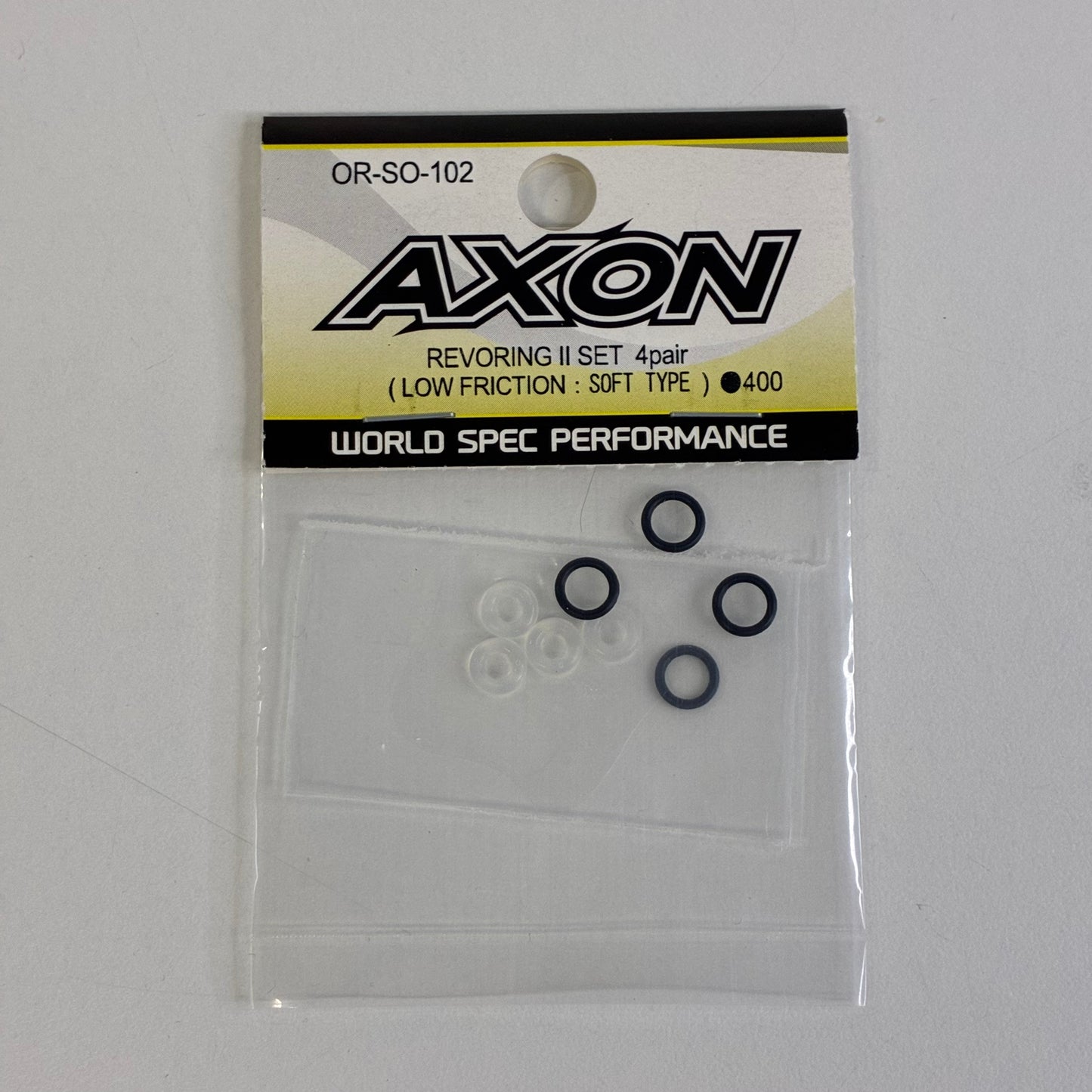 Axon REVORING II SET 4pair (LOW FRICTION: SOFT TYPE ) Shock Spares