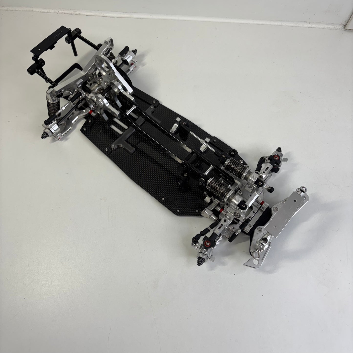 MST RMX Silver Full Alloy Carbon Drift Chassis RWD IFS