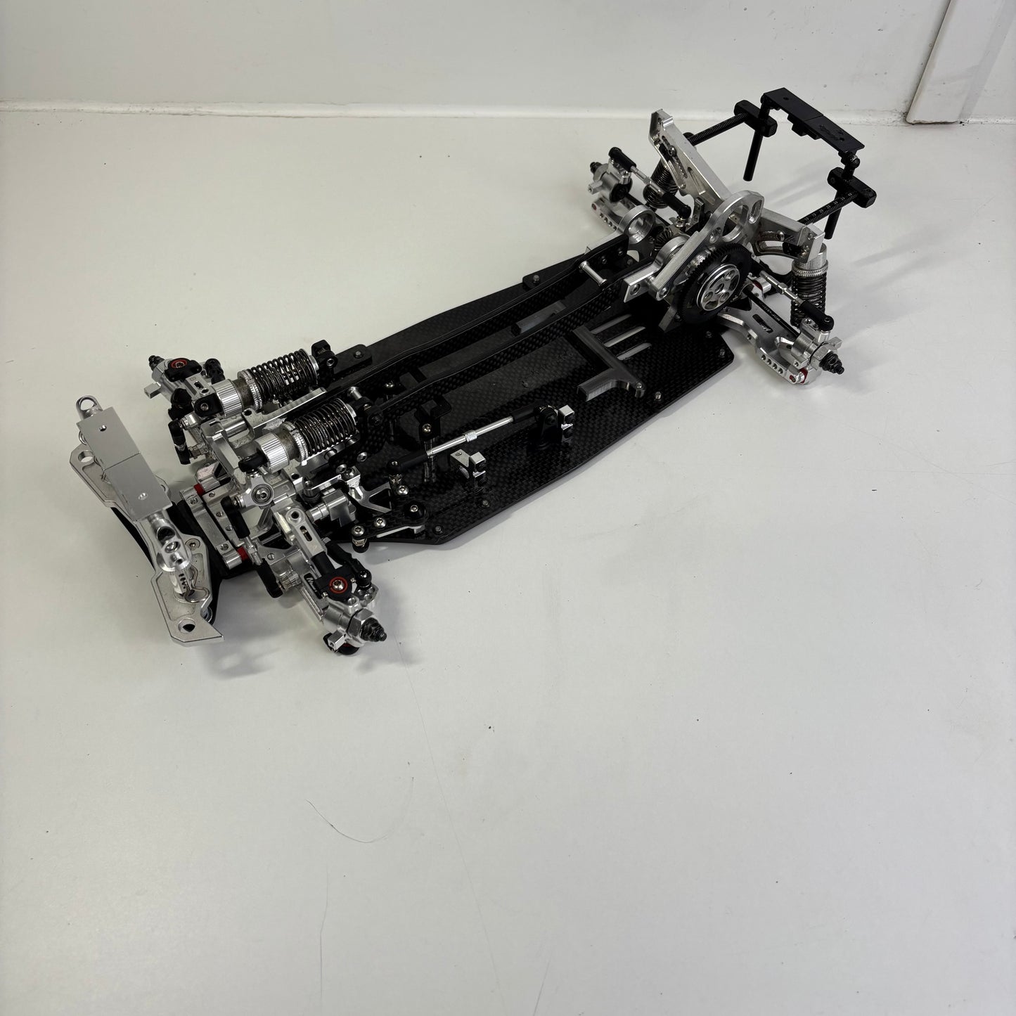MST RMX Silver Full Alloy Carbon Drift Chassis RWD IFS
