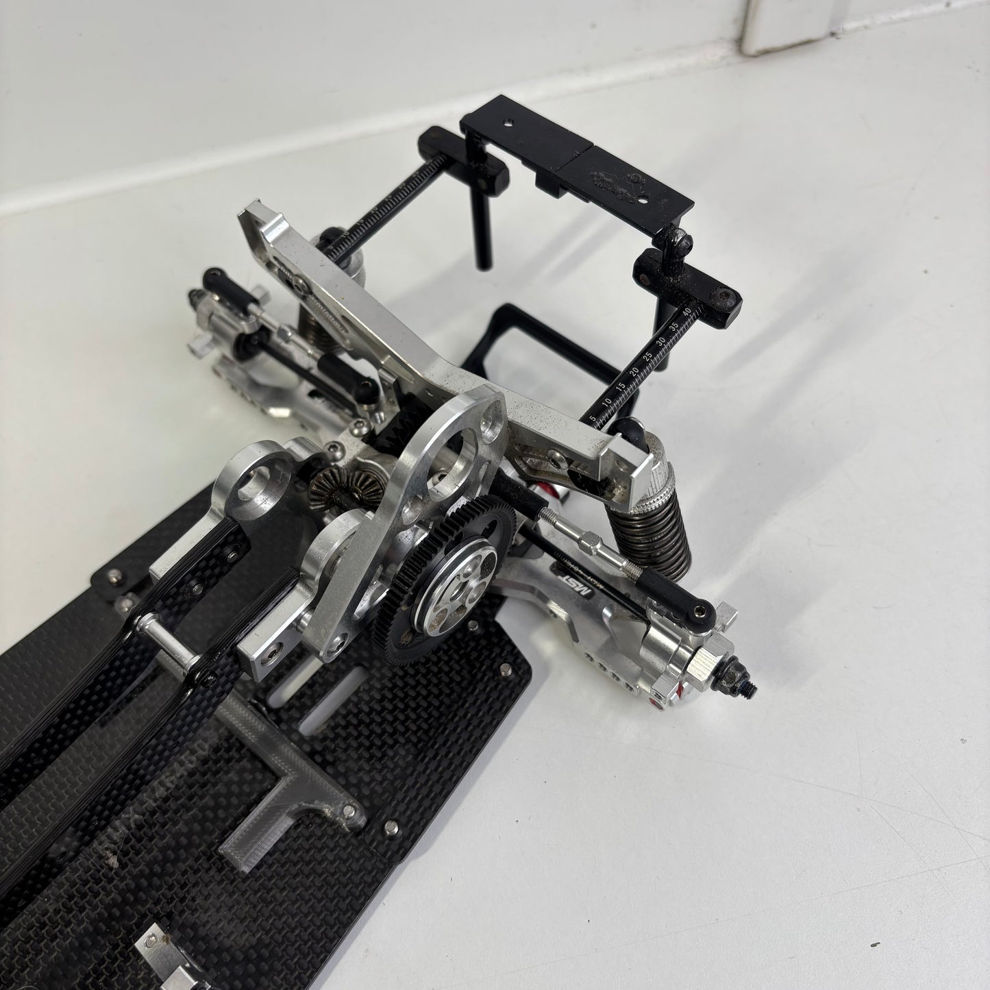 MST RMX Silver Full Alloy Carbon Drift Chassis RWD IFS