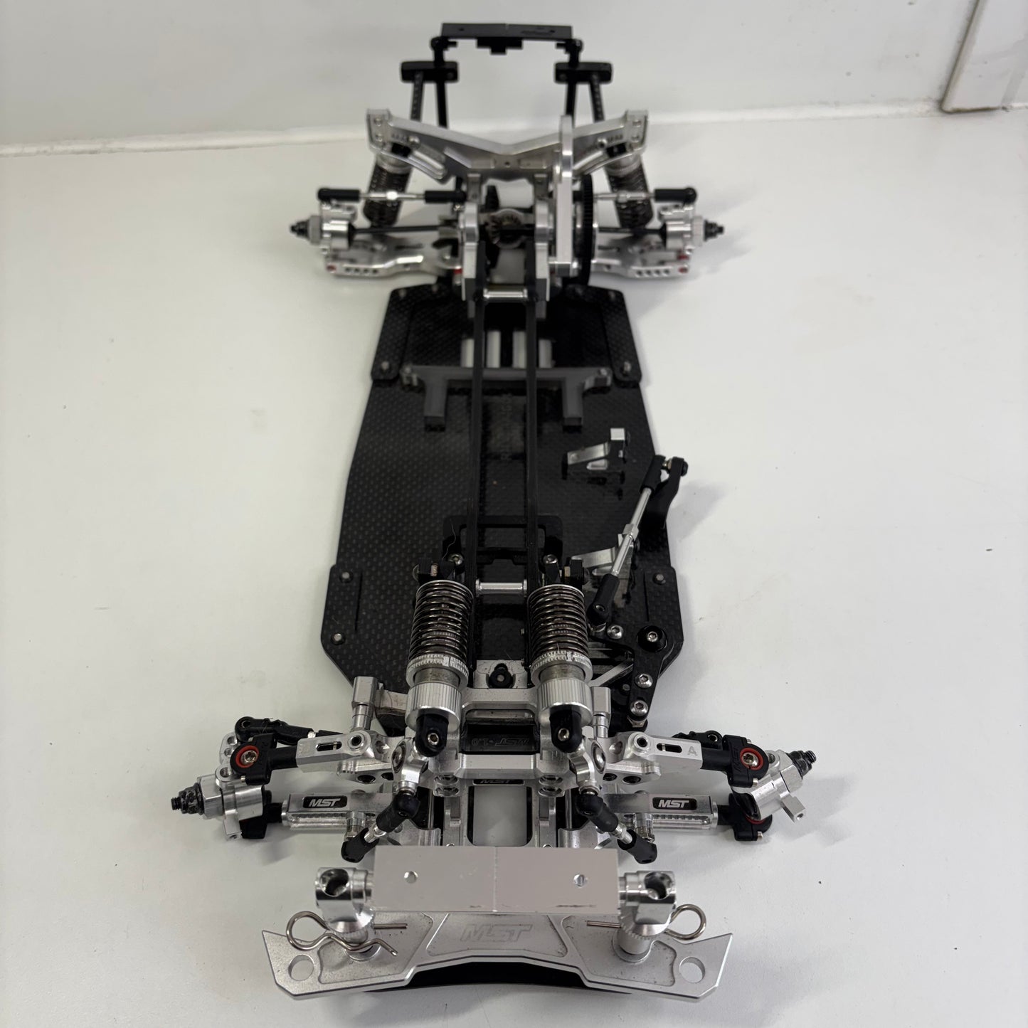 MST RMX Silver Full Alloy Carbon Drift Chassis RWD IFS