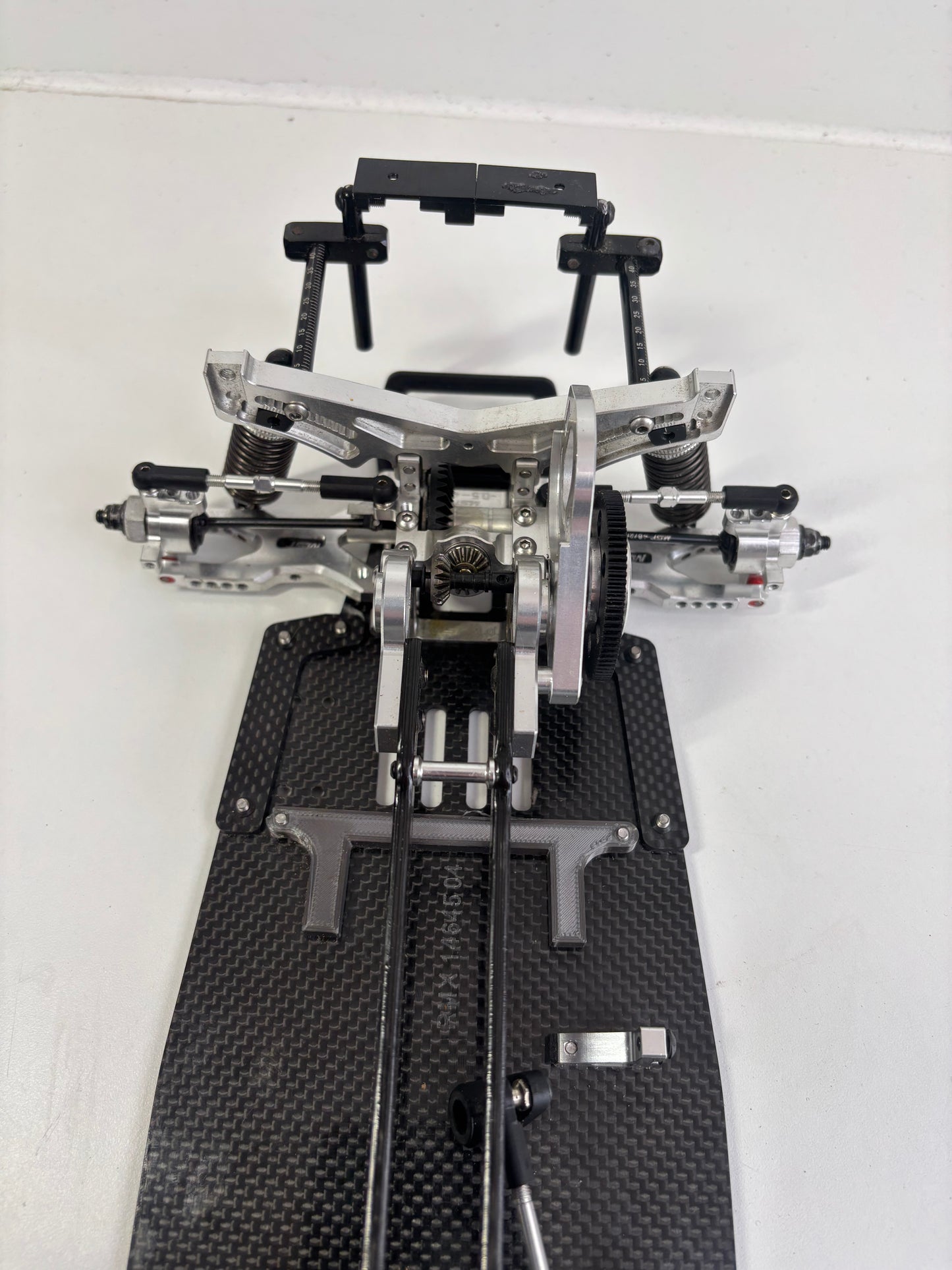 MST RMX Silver Full Alloy Carbon Drift Chassis RWD IFS