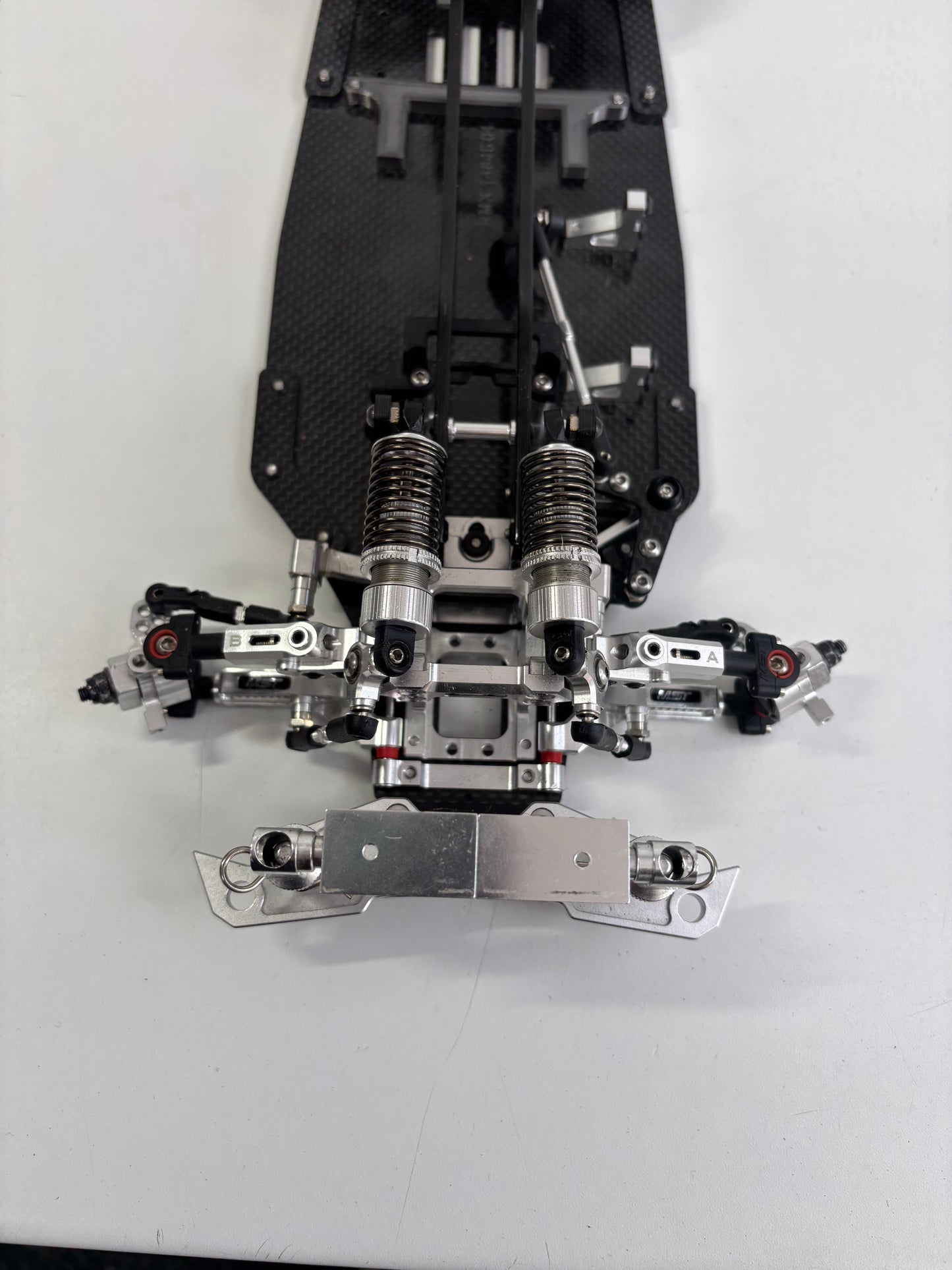 MST RMX Silver Full Alloy Carbon Drift Chassis RWD IFS