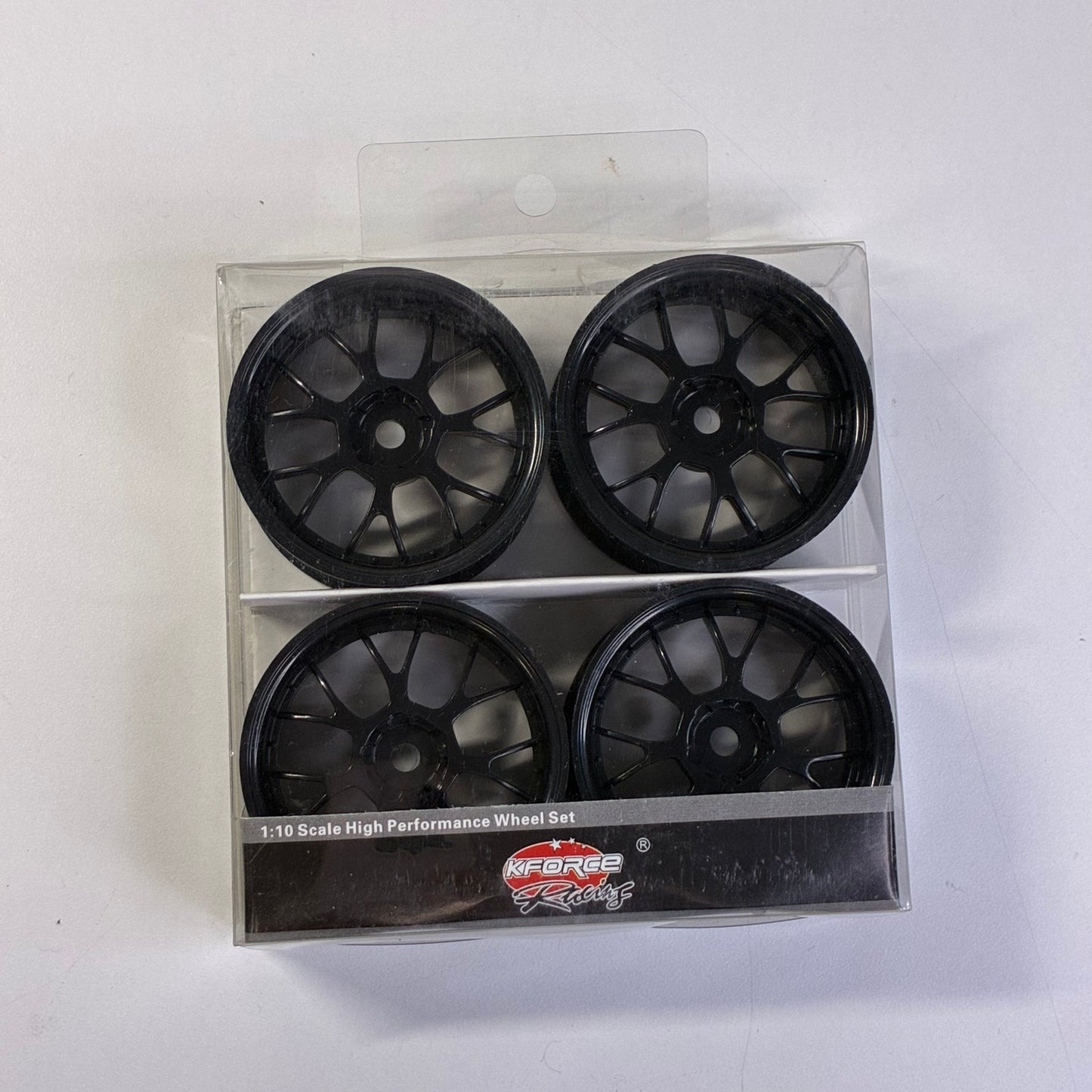 K Force Racing Black Wheels 1:10 Scale