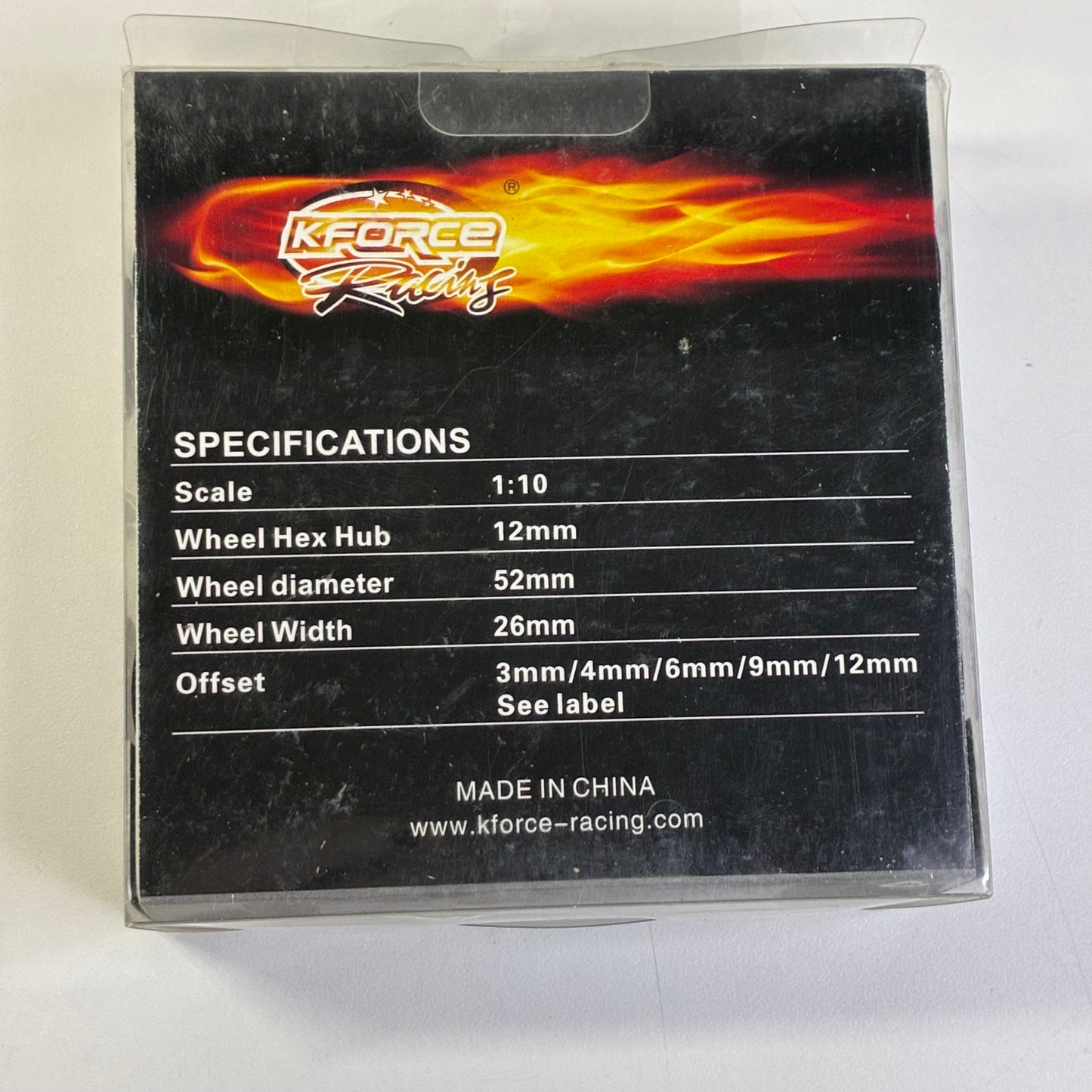 K Force Racing Black Wheels 1:10 Scale